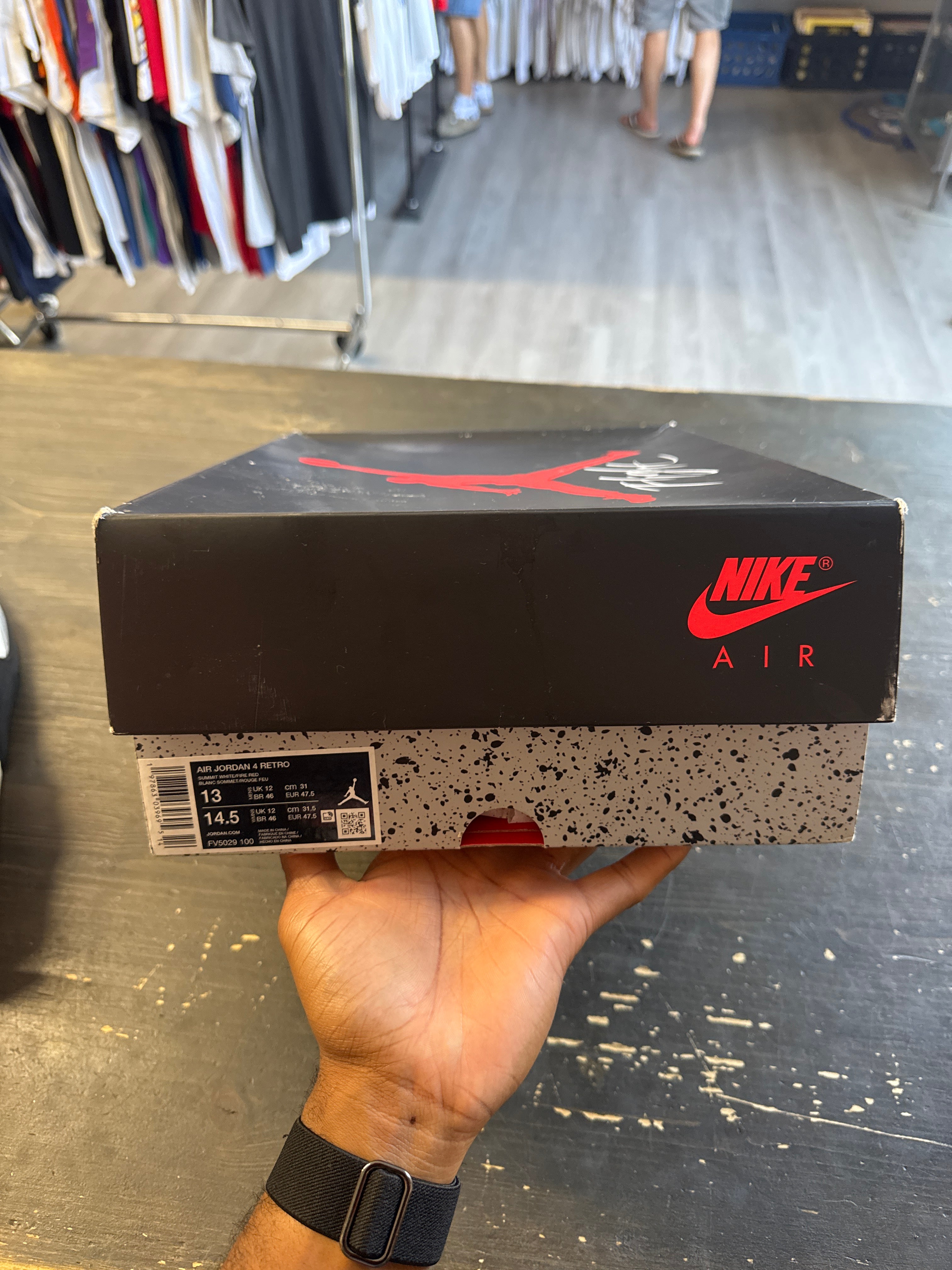 Pre-owned Jordan Retro 4 White Cement (2025)