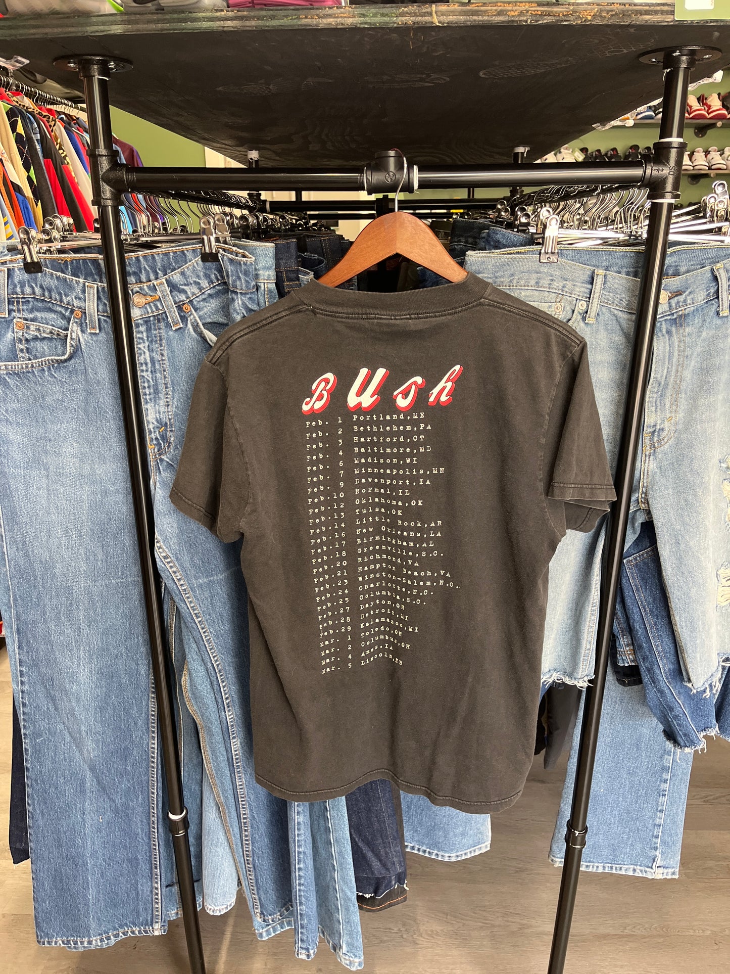 Vintage Bush Sixteen Stone Tour Tee