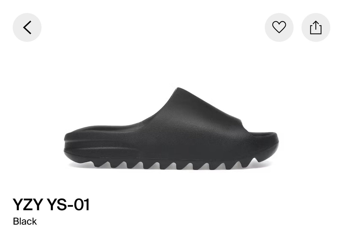YZY YS-01 Black Slides