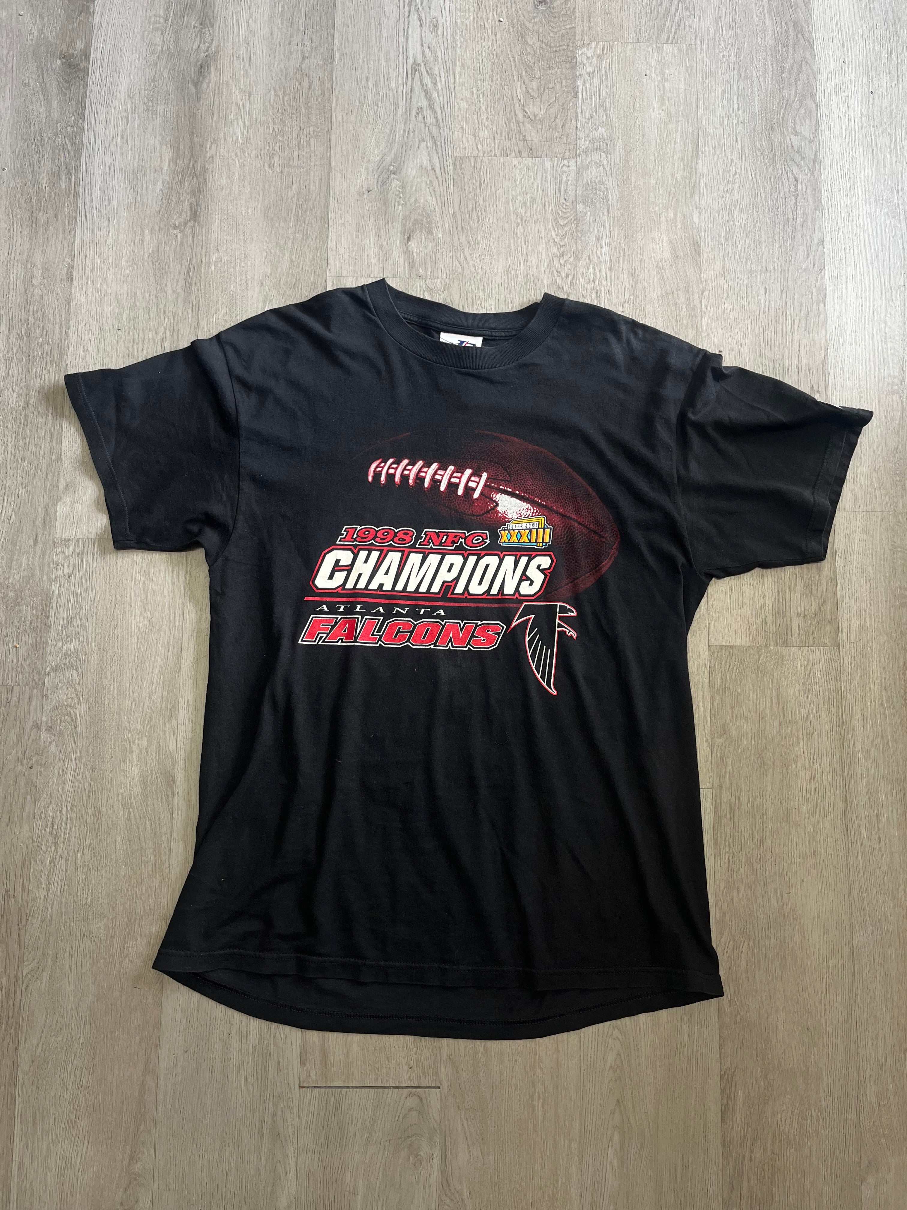 Vintage 1998 Atlanta Falcons NFC Champions Tee