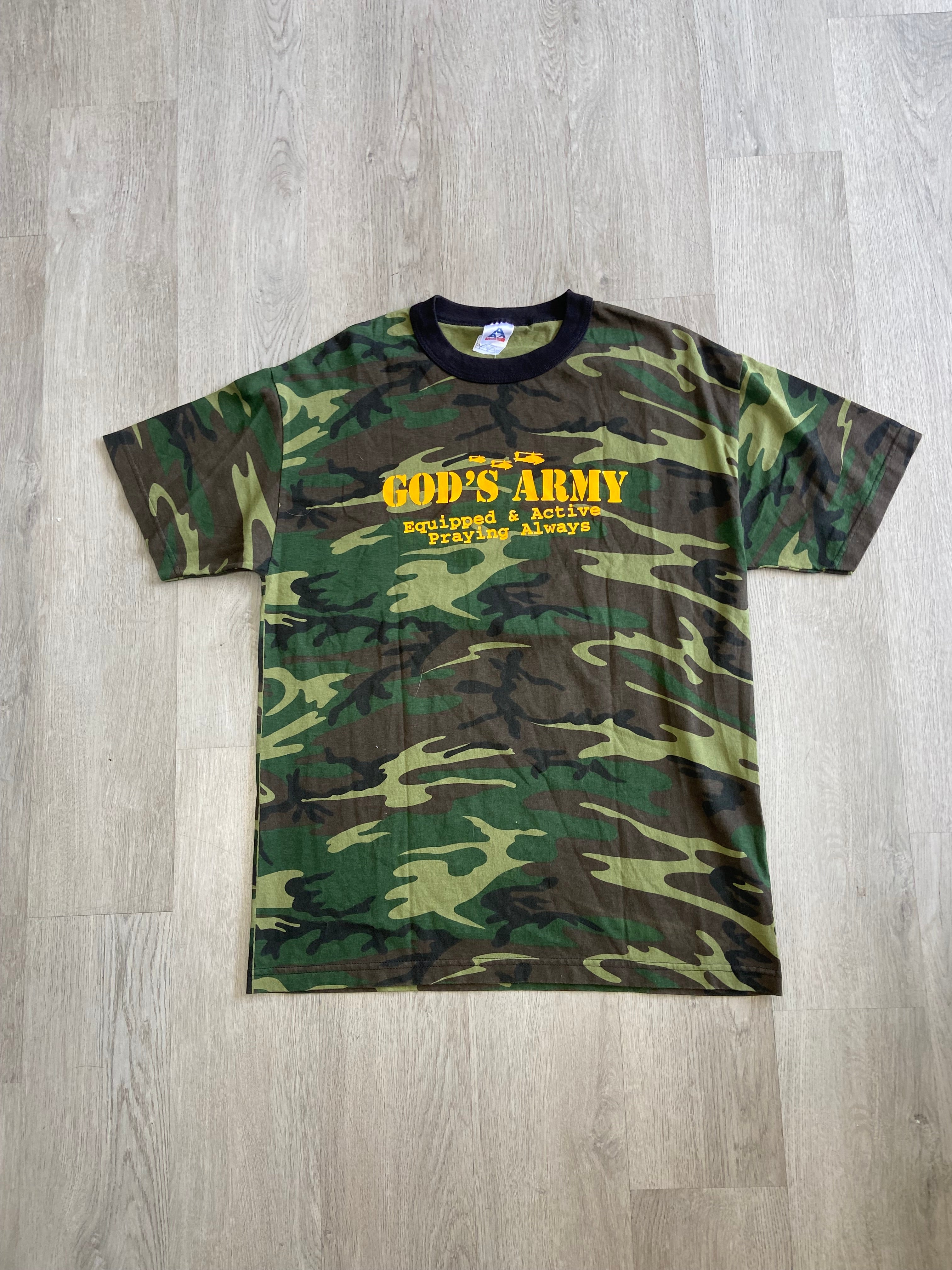 God’s Army Camo Jesus Tee