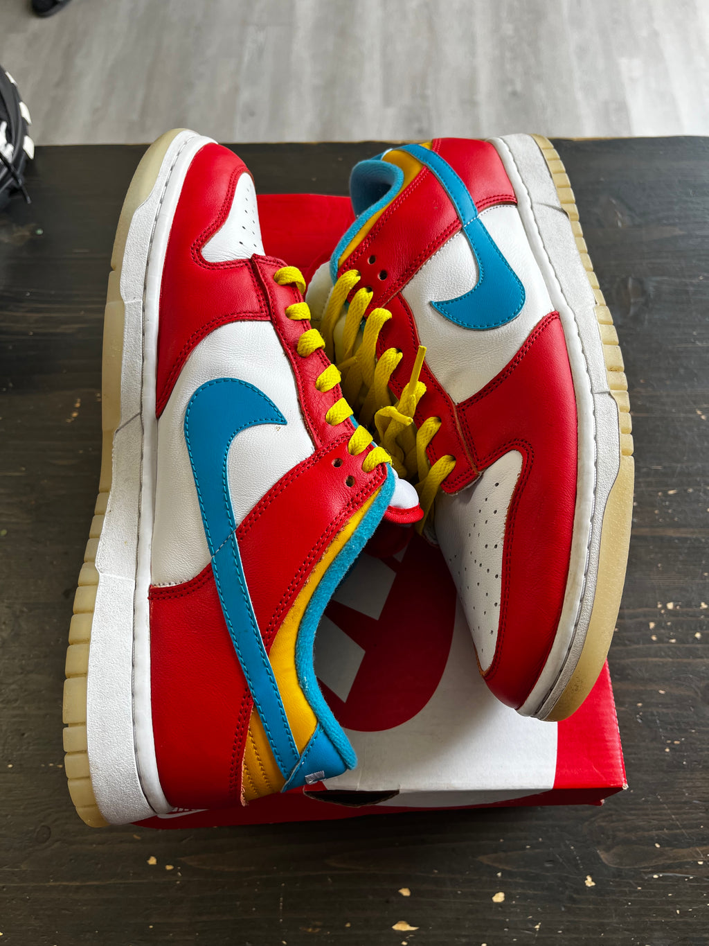 Pre-Owned Nike Dunk Low QS LeBron James Fruity Pebbles