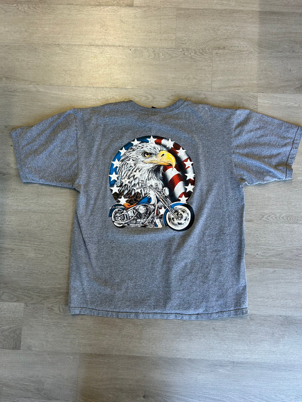 Vintage Harley Davidson Eagle Motorcycle Tee