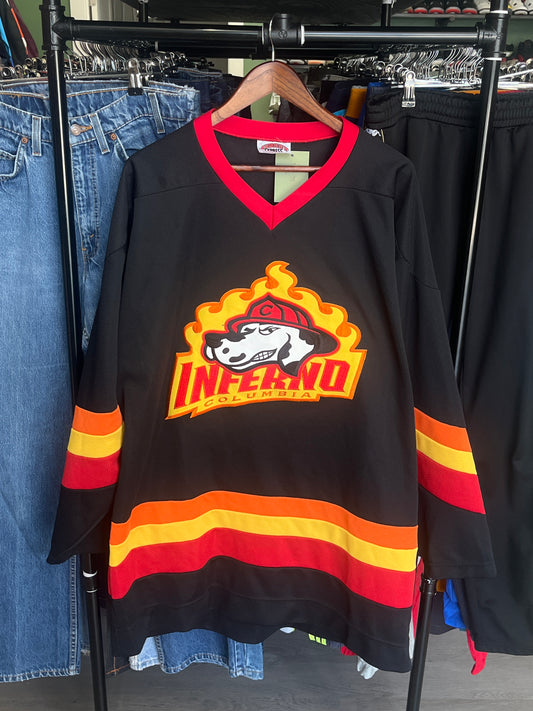 Vintage Inferno Columbia Hockey Jersey