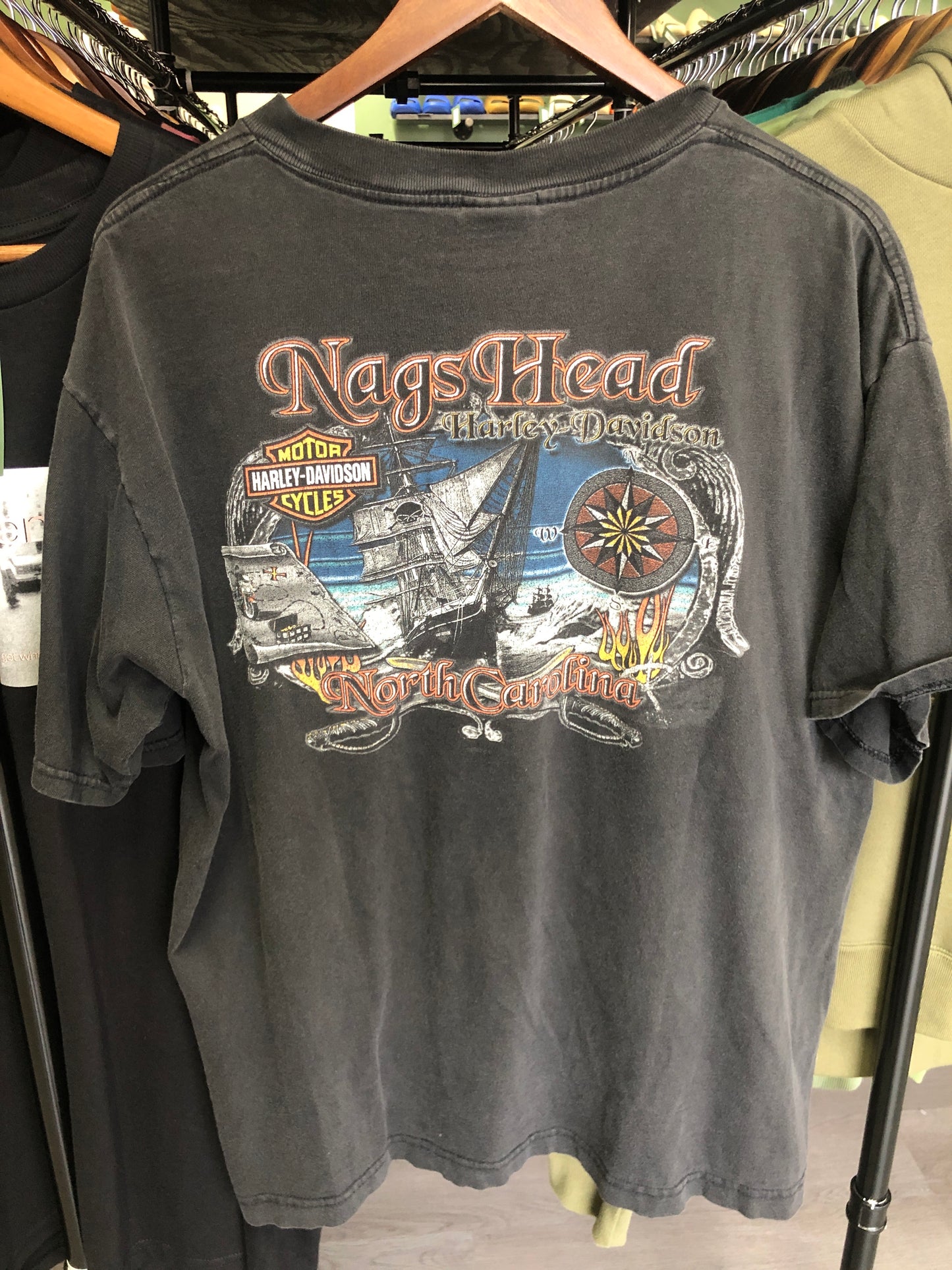 Vintage Harley Davidson Nags Head Tee