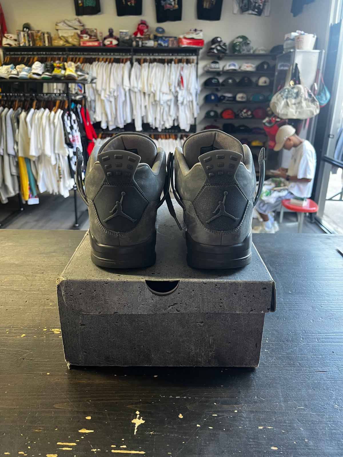 Pre-Owned Jordan 4 Retro SE Paris Olympics Wet Cement