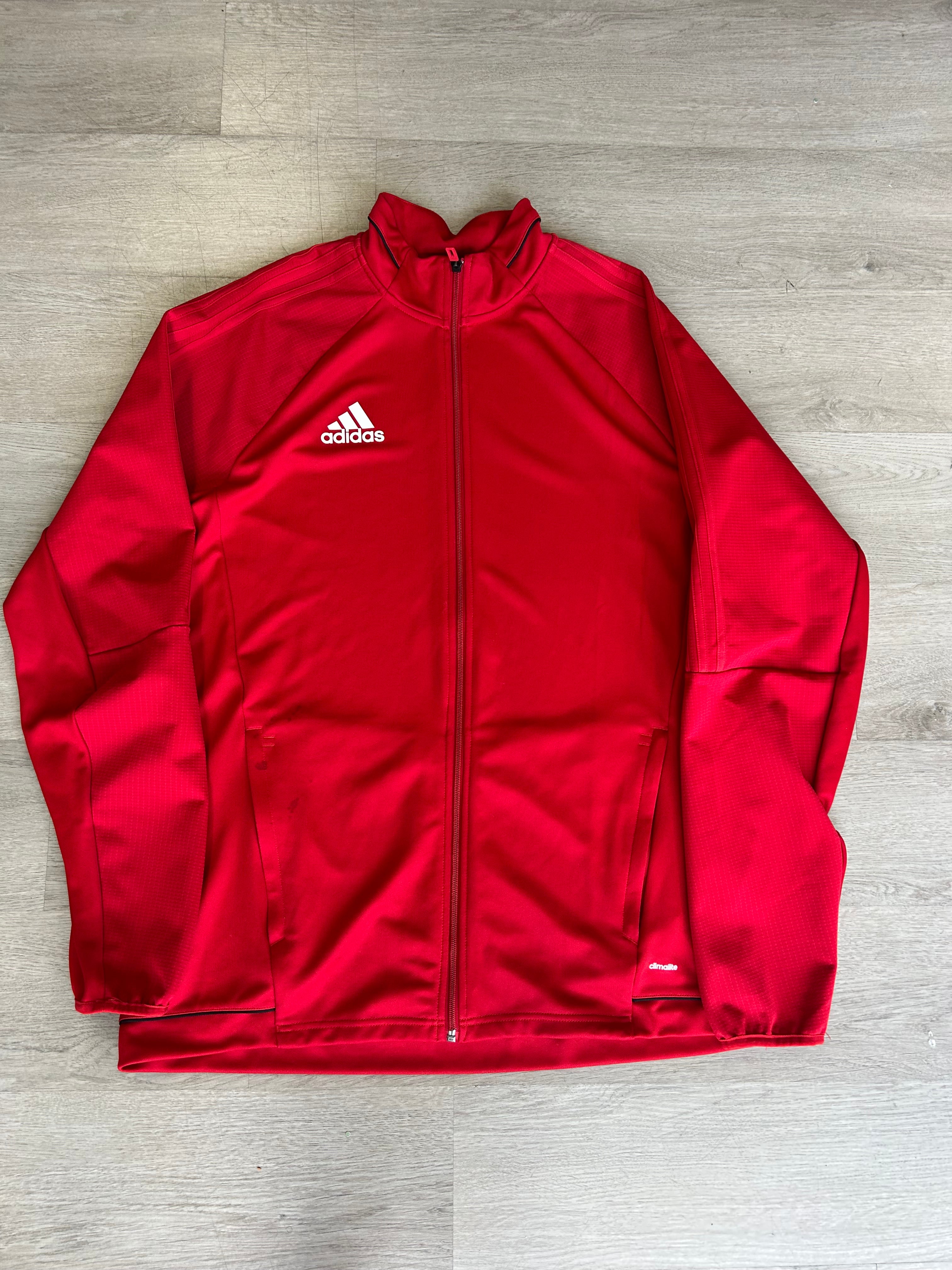 Adidas Tiro 17 Red Training Jacket