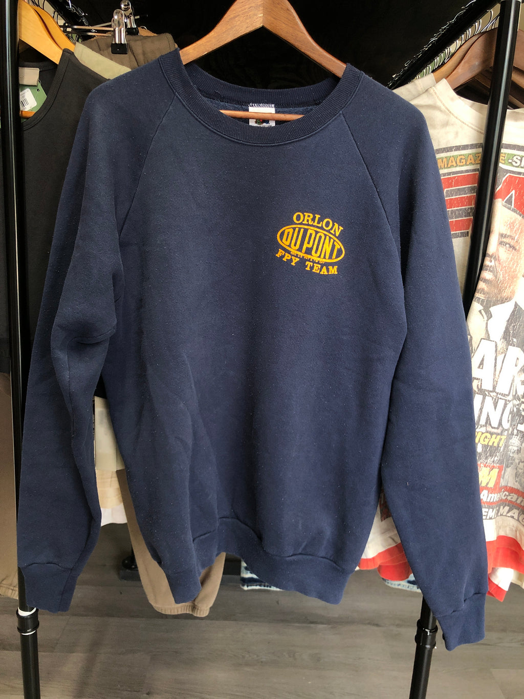 Vintage Orlon Dupoint Blue Sweatshirt