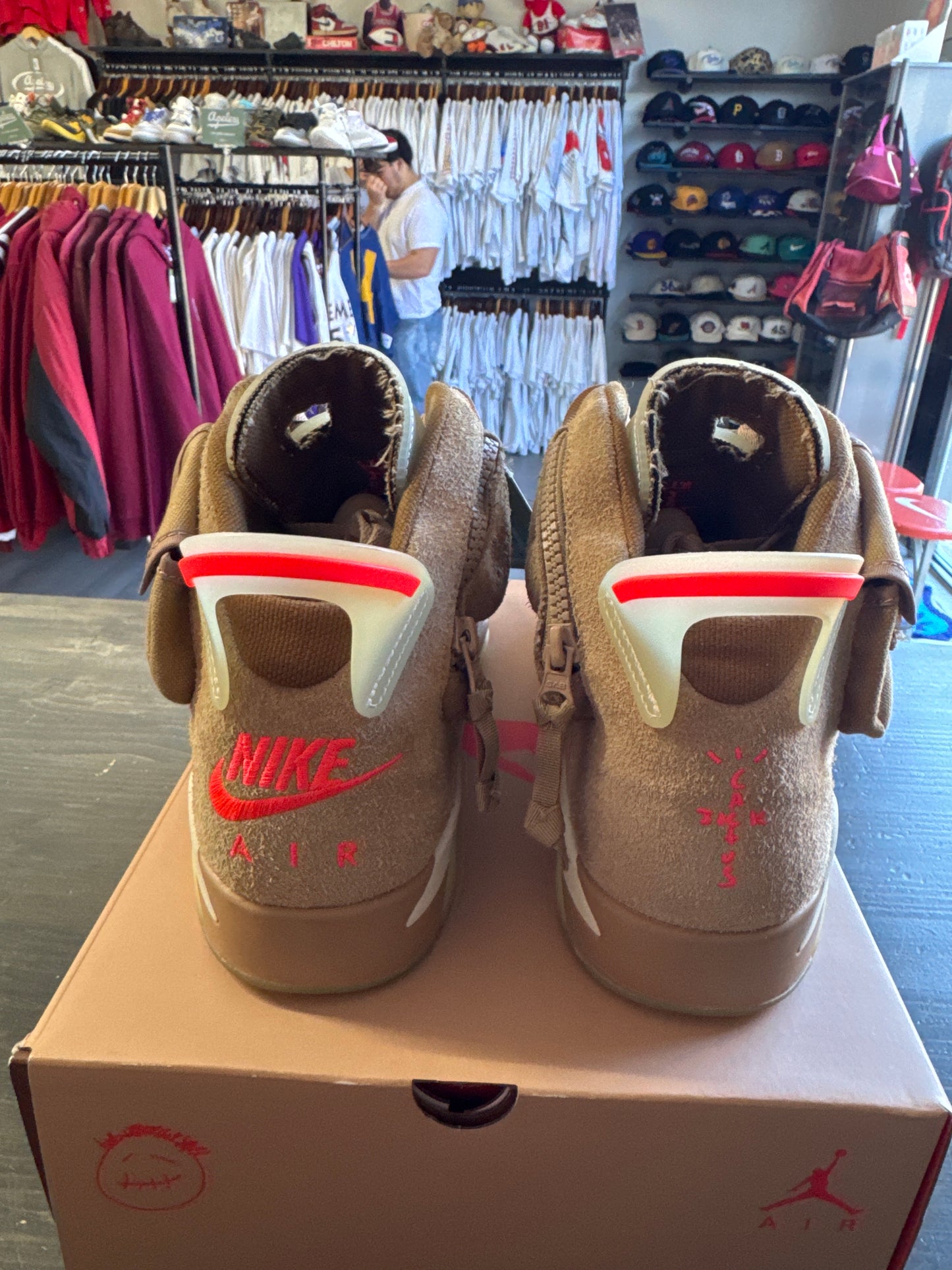 Pre-owned Jordan Retro 6 Travis Scott British Khaki