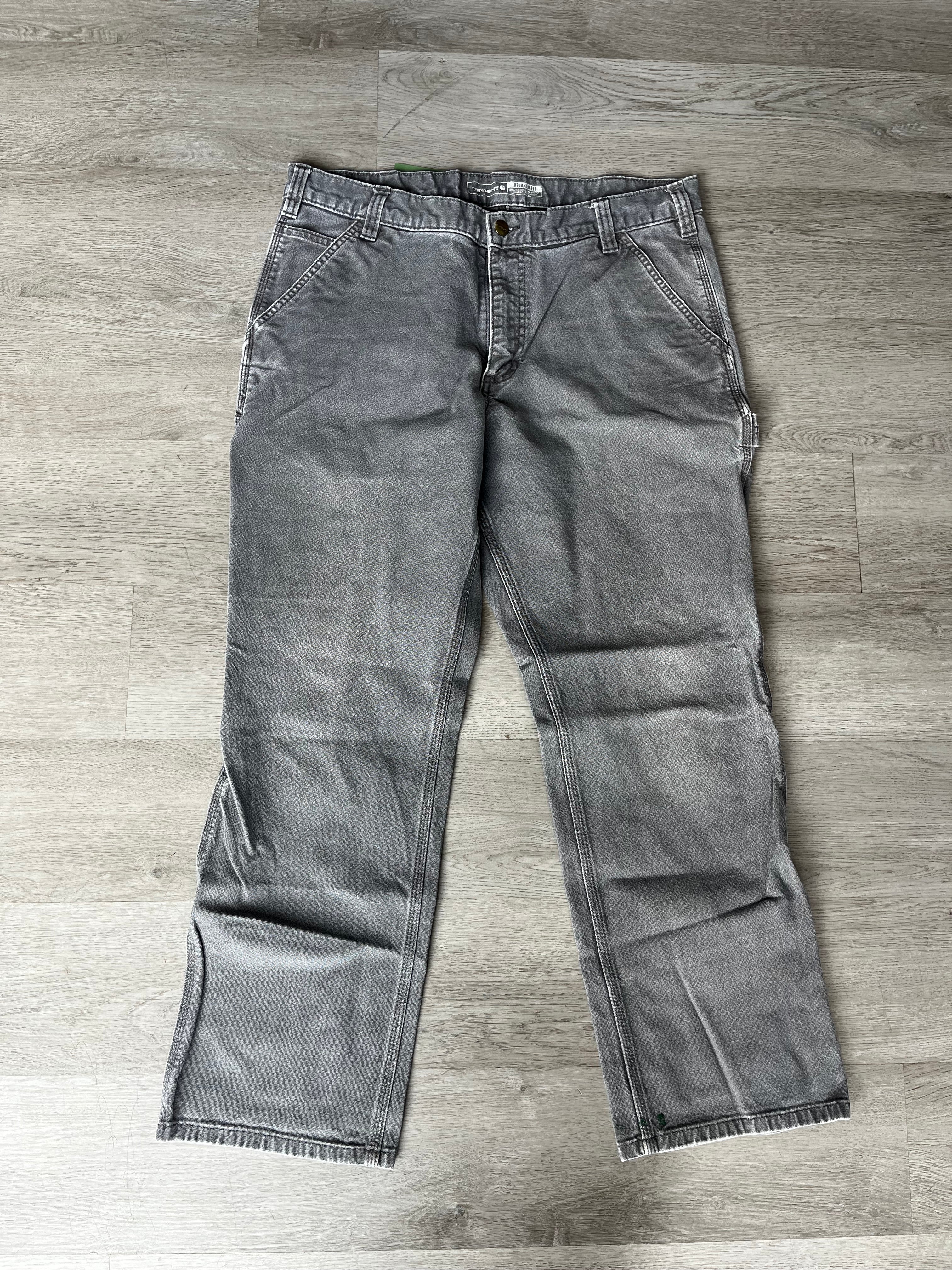 Vintage Faded Gray Carhartt Carpenter Pants