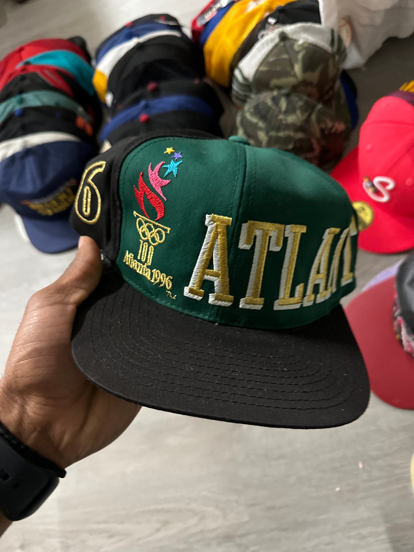 Vintage 1996 Atlanta Olympic Hat