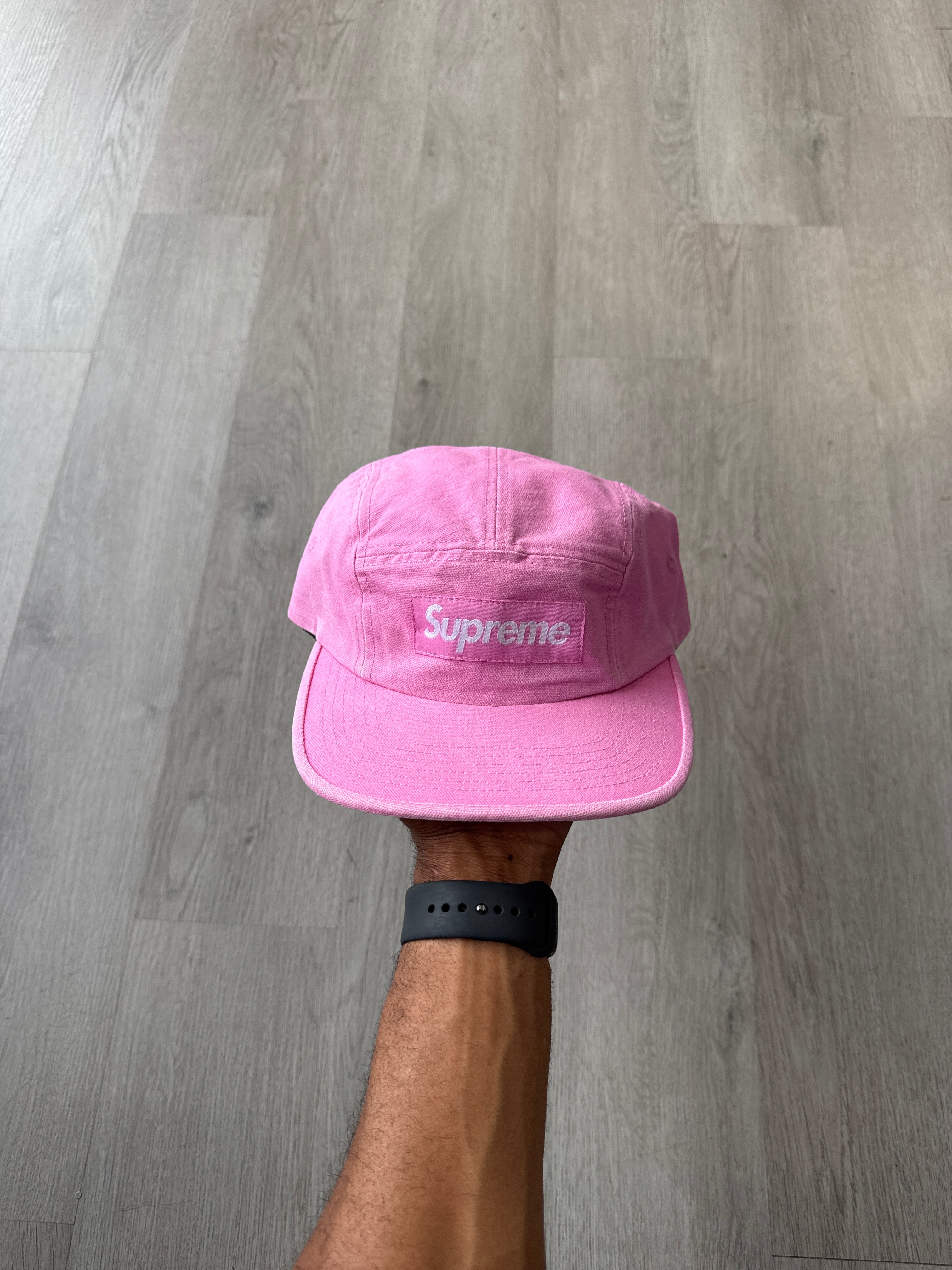 Supreme Canvas Camp Pink Cap