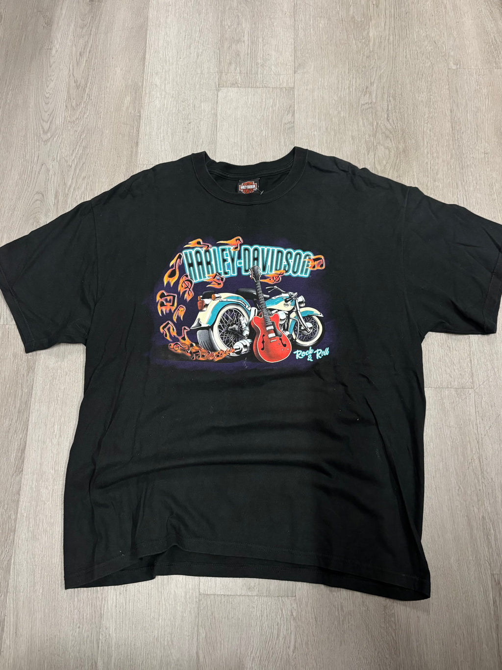 Vintage Harley Davidson Rock & Roll Lake of Ozarks Tee