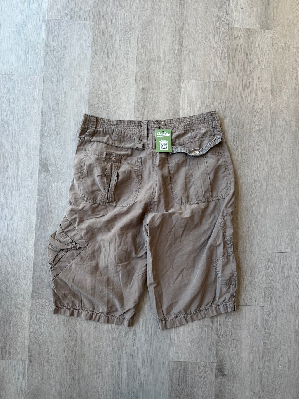 Vintage Grey Cargo Shorts