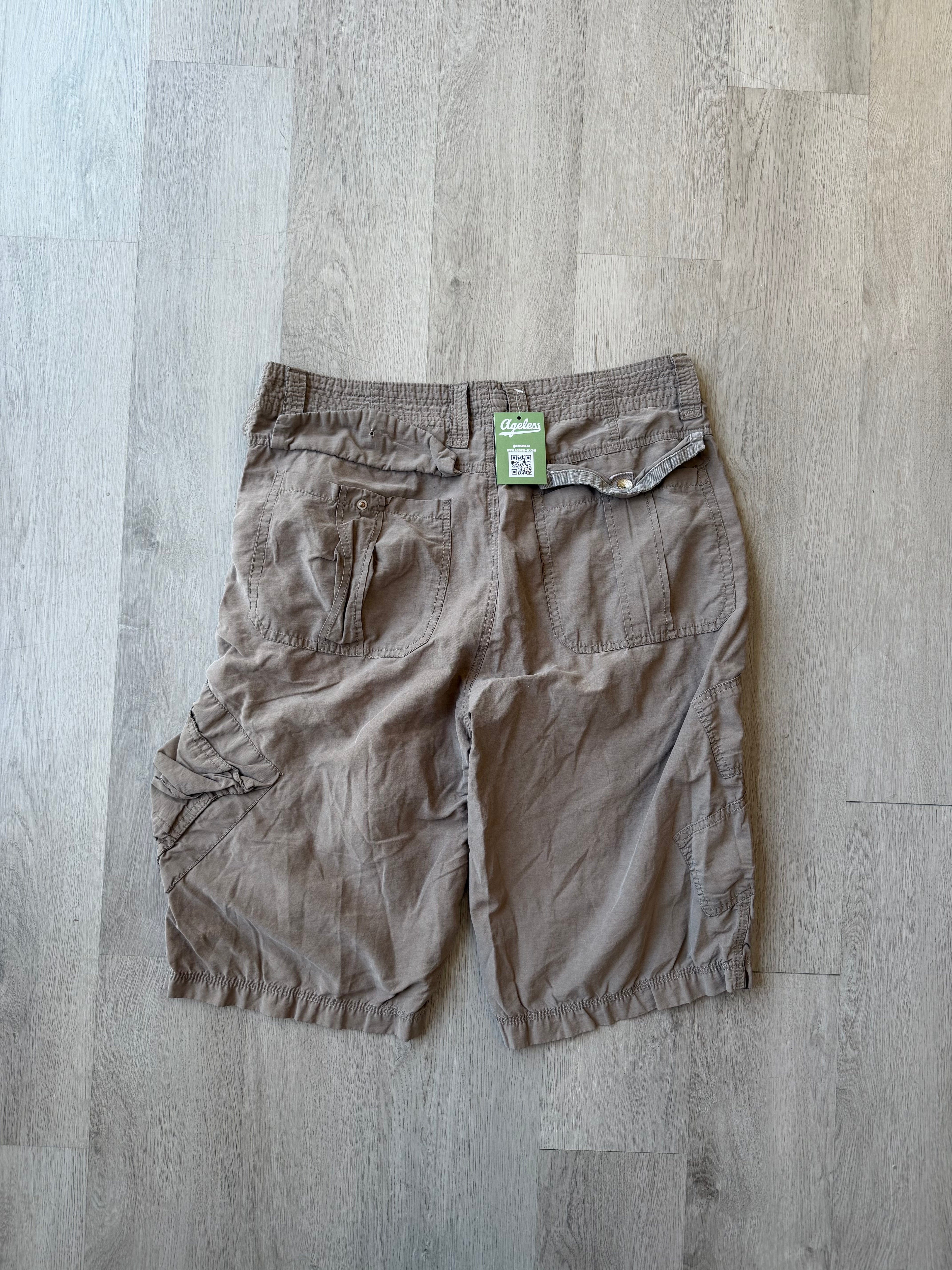 Vintage Grey Cargo Shorts