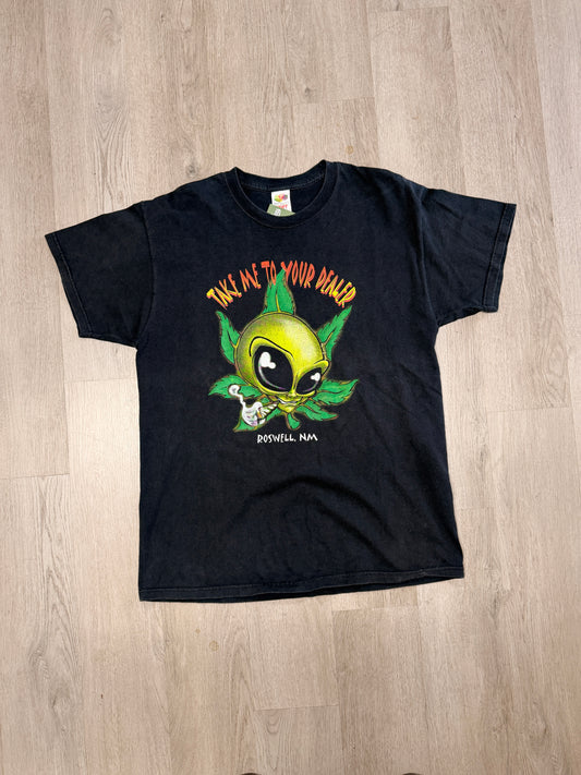 Vintage Take Me To Your Dealer Alien Parody Tee