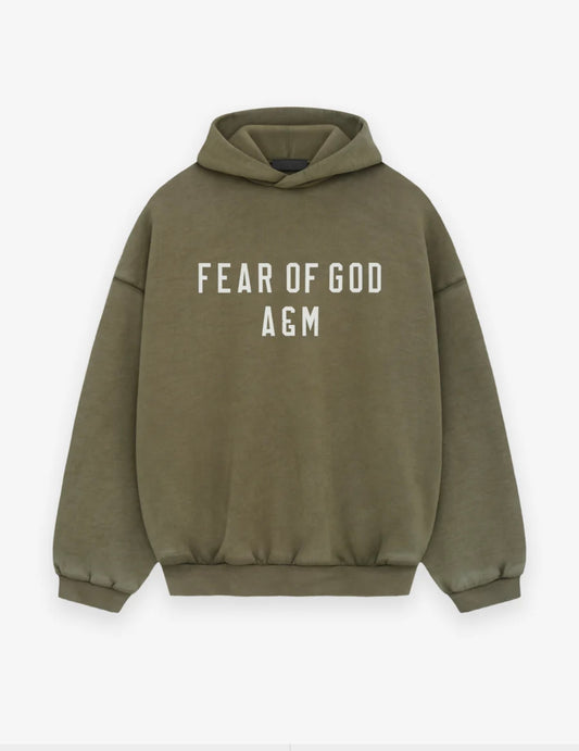 Fear of God Essentials Heavy
Fleece Military Hoodie