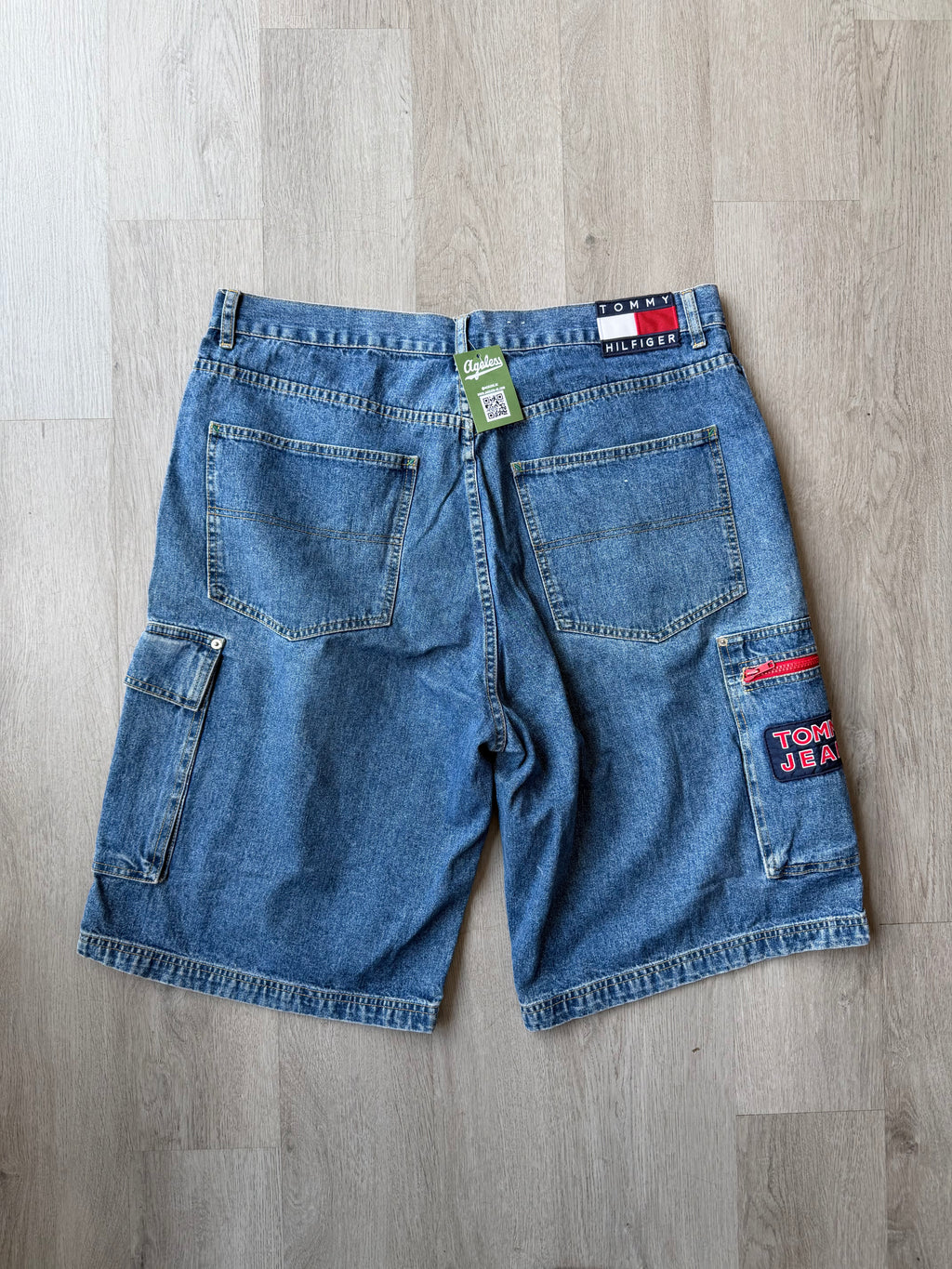 Vintage Tommy Hilfiger Zip Pocket Denim Shorts
