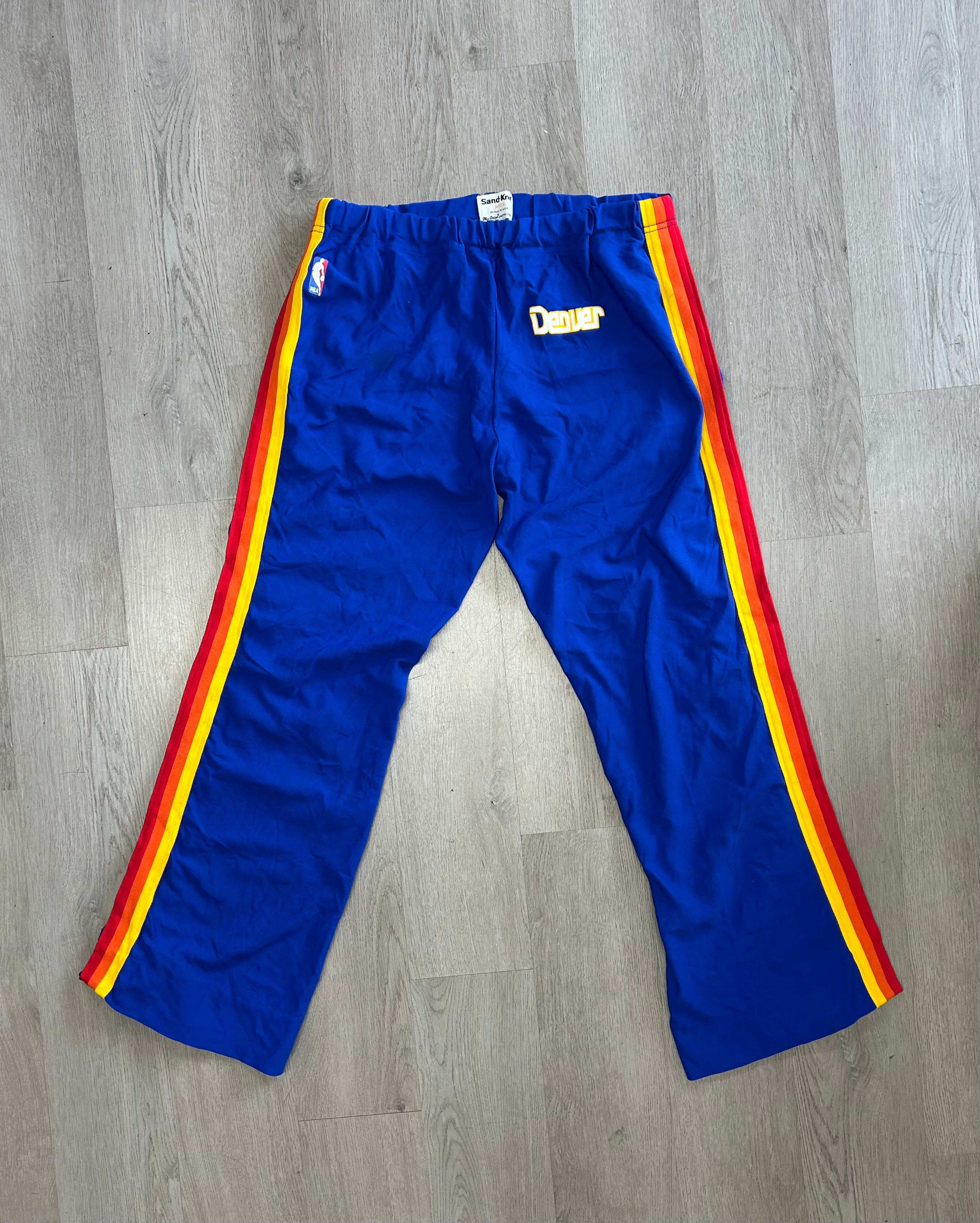 Vintage MacGregor Sand Knit NBA Denver Nuggets Warm-Up Pants