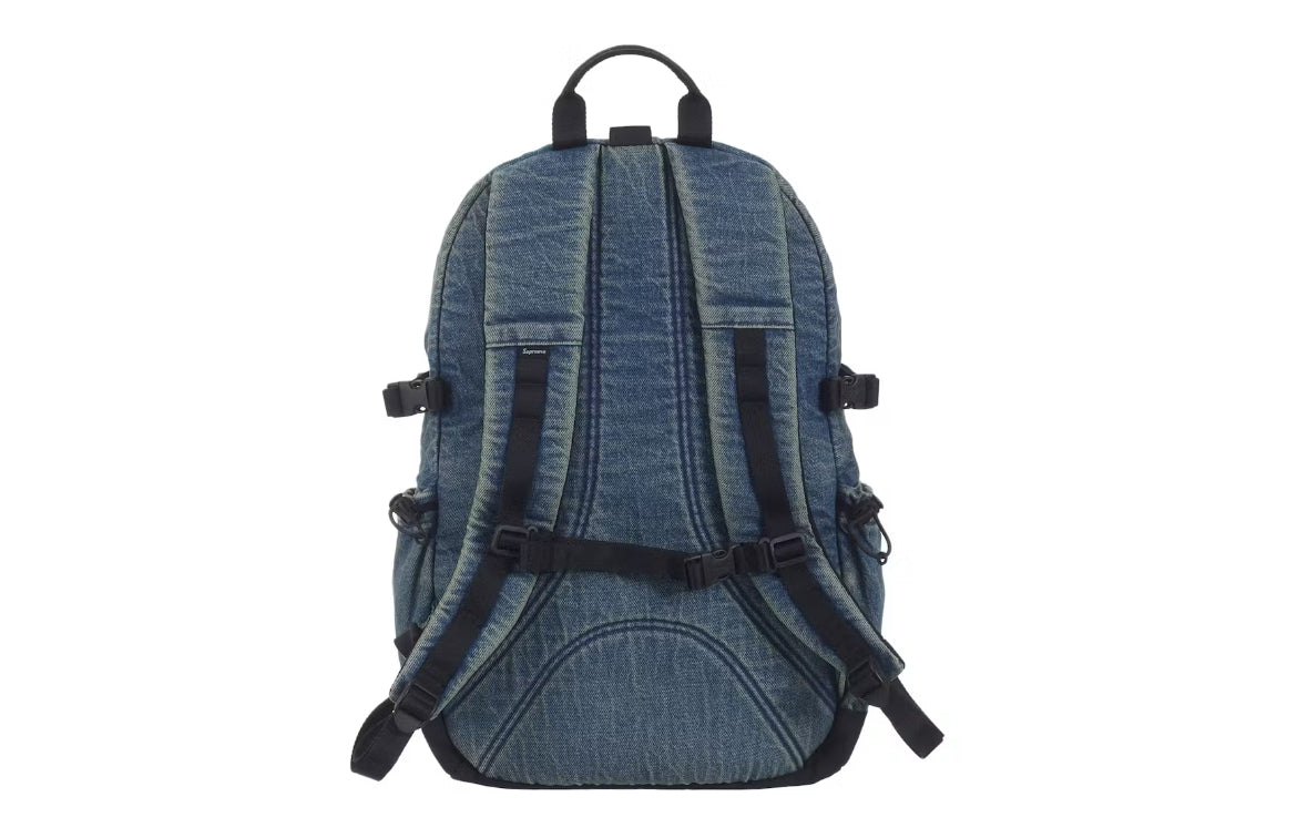 Supreme Denim Backpack Washed Indigo
