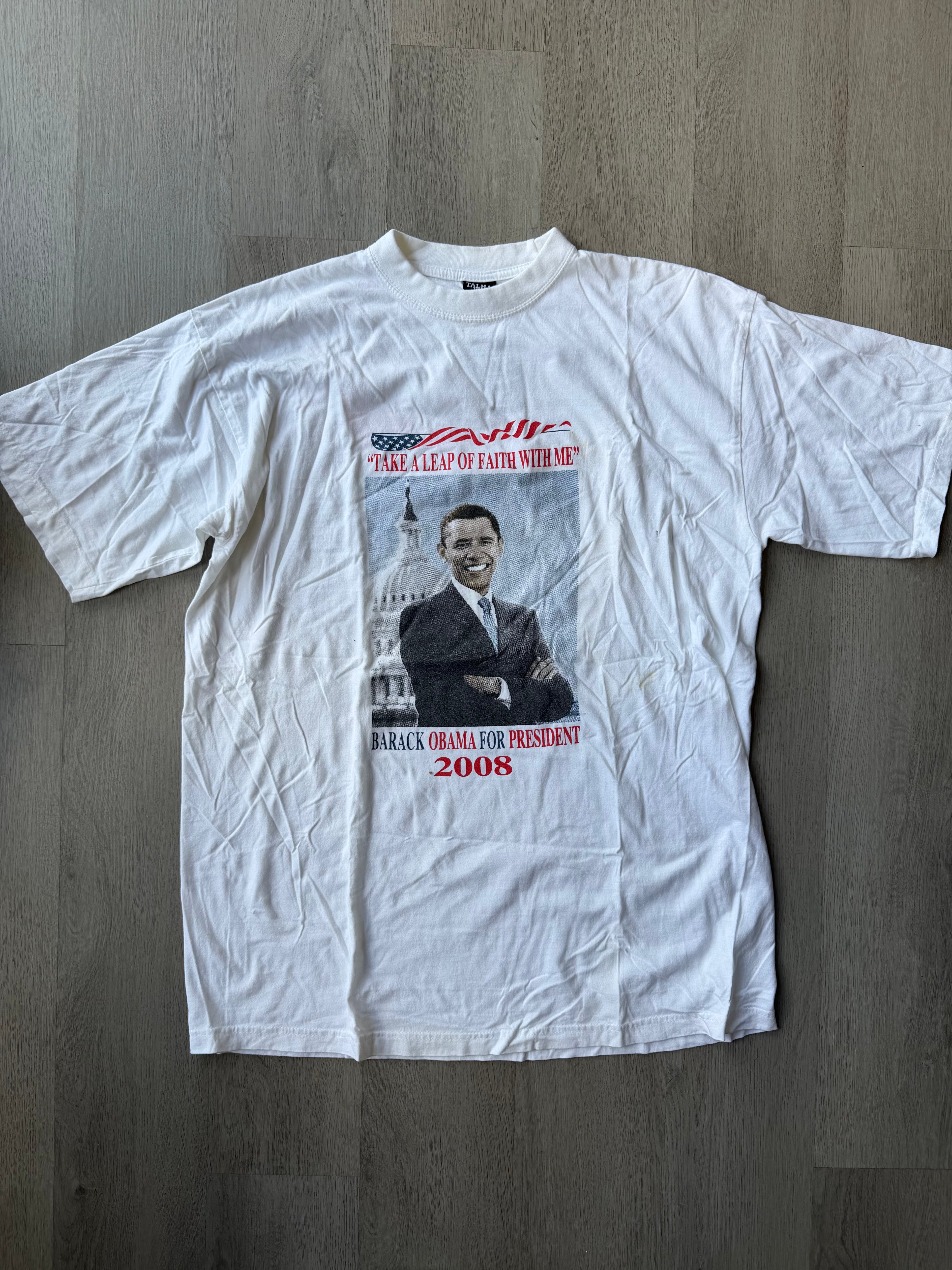 Vintage Barack Obama Take A Leap Tee