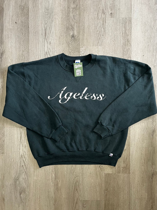 Vintage Russell Ageless Green Script Sweatshirt