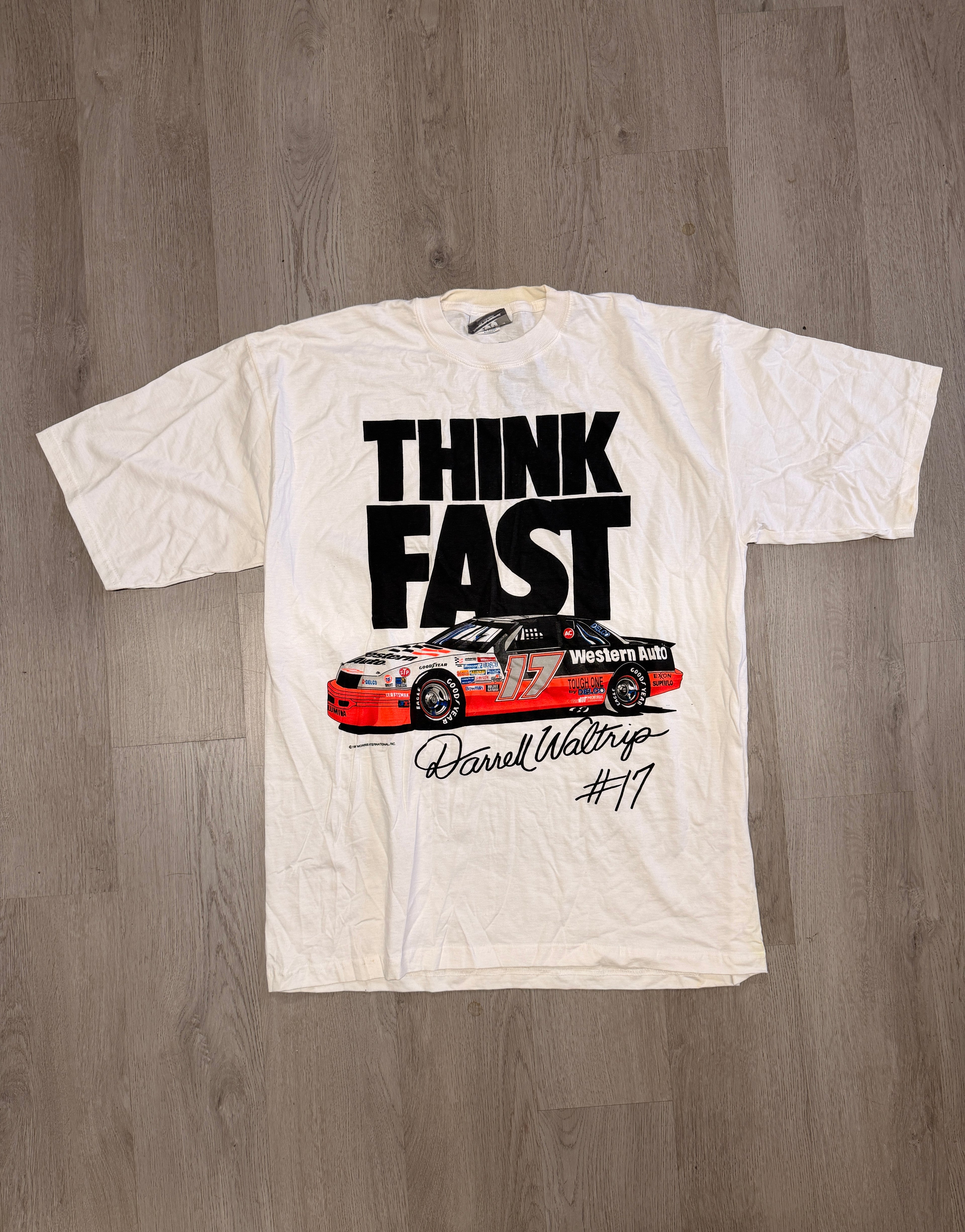 Vintage Think Fast NASCAR Tee