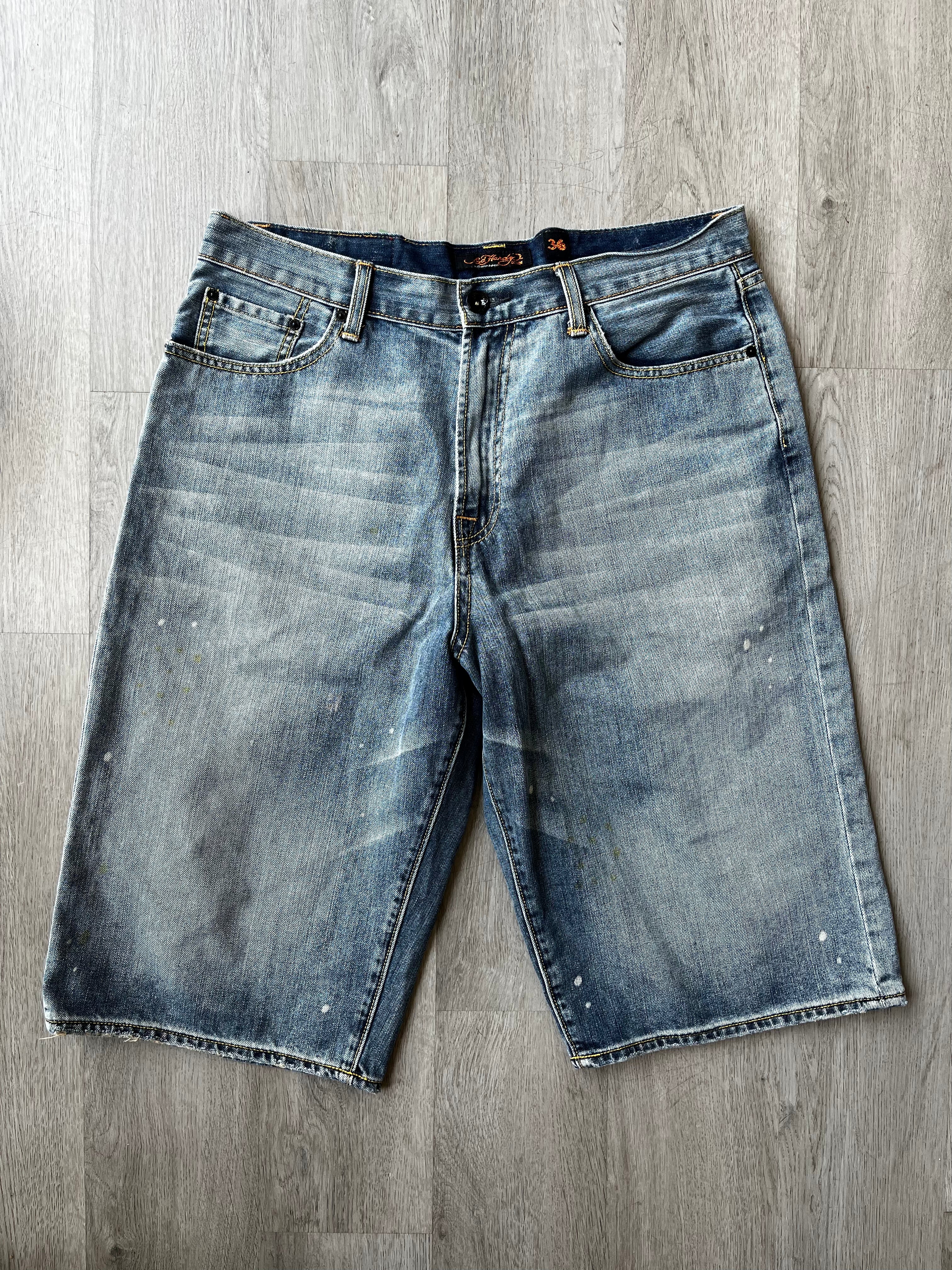 Vintage Ed Hardy Denim Shorts
