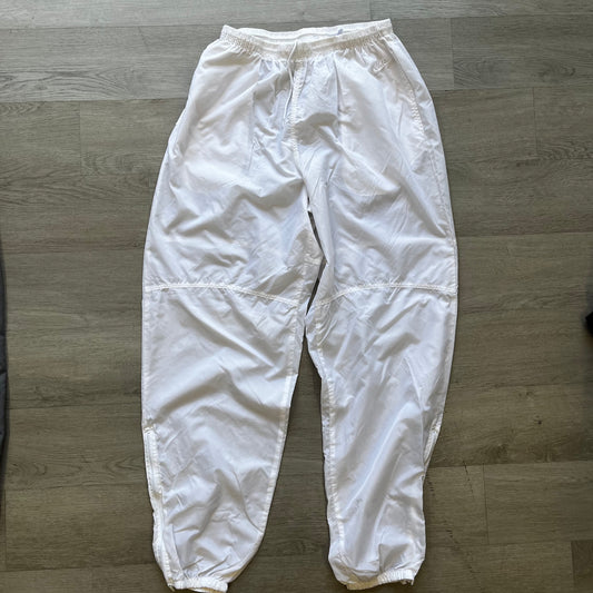 Vintage Nike White Windbreaker Pants