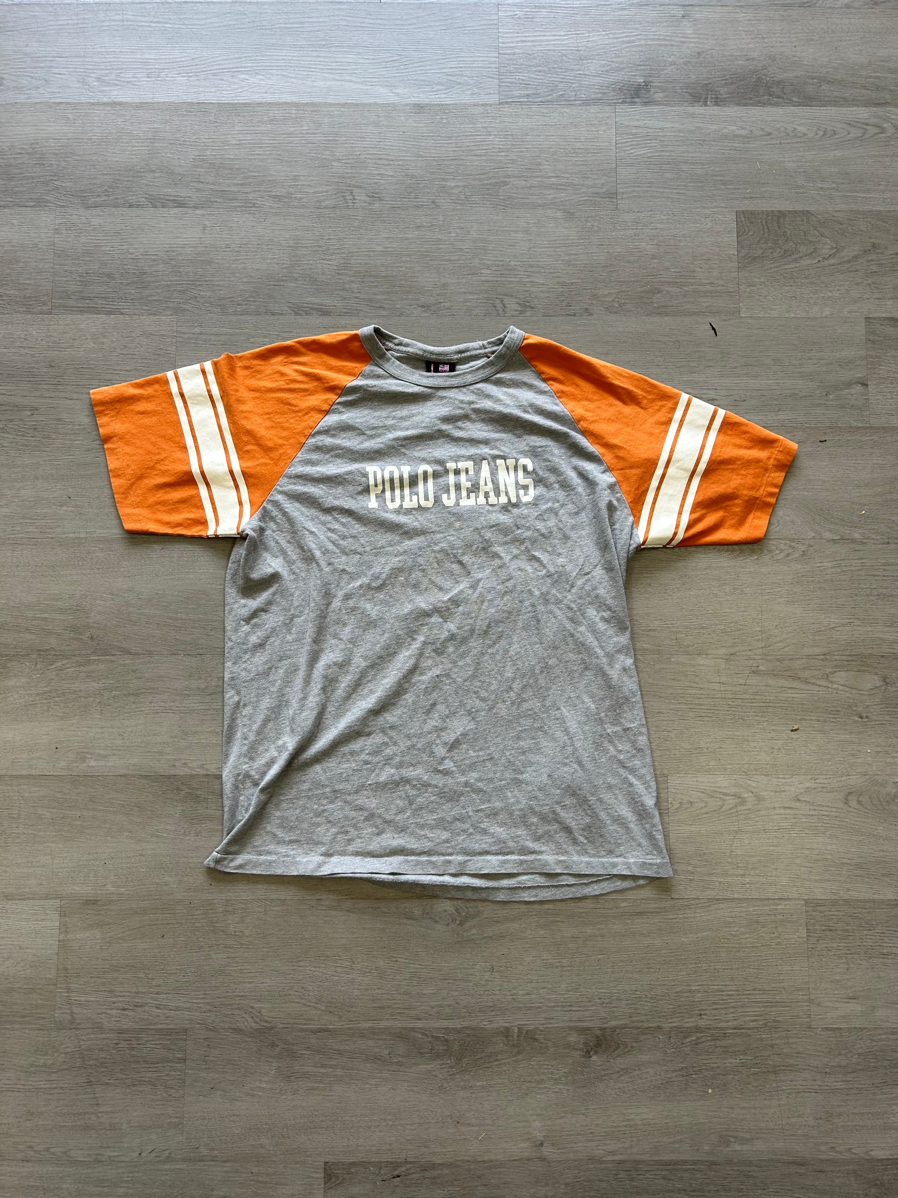Vintage Grey Polo Jeans Jersey Tee
