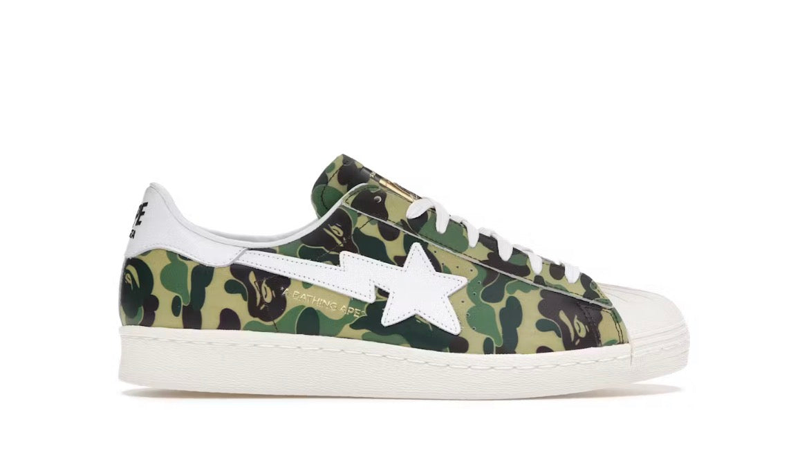 Adidas Superstar Bape ABC Camo Green