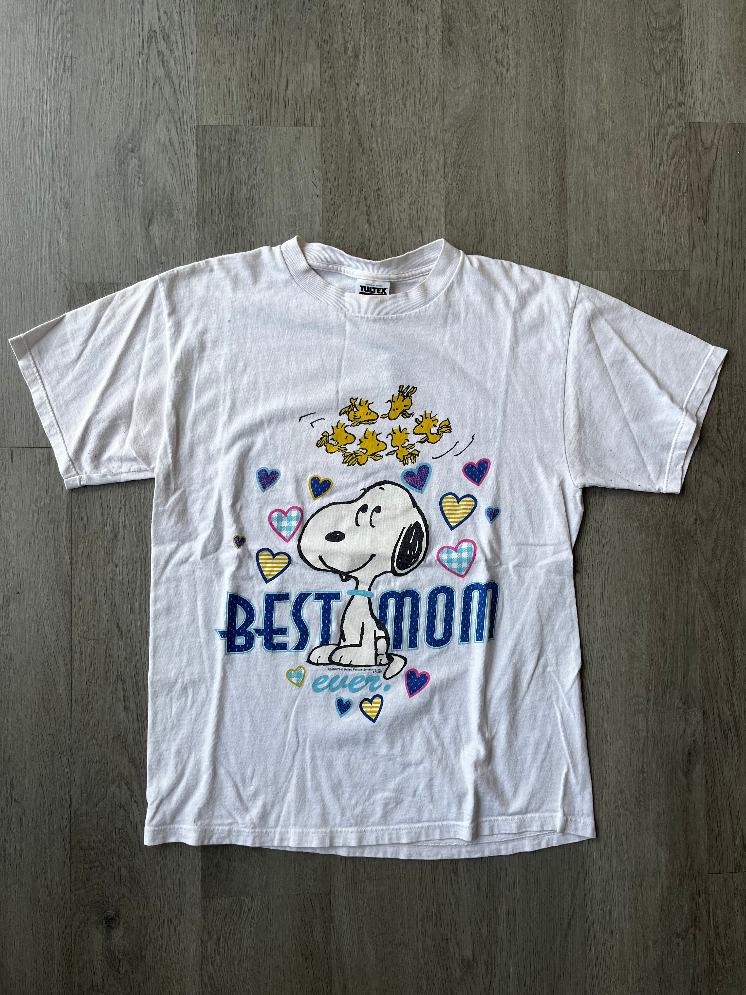 Vintage Snoopy Best Mom Ever Tee