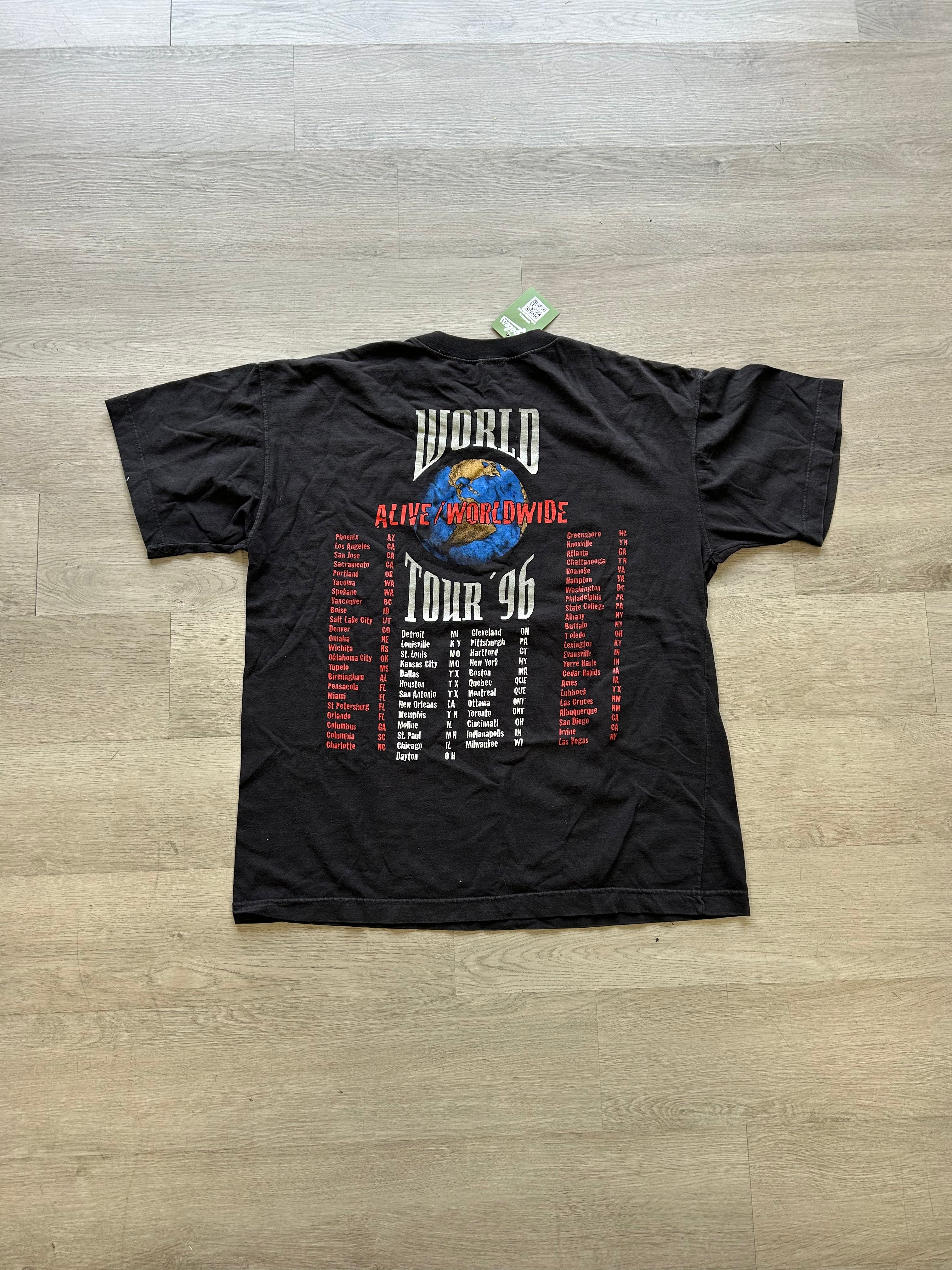 Vintage Kiss 1996 Alive/Worldwide World Tour Tee