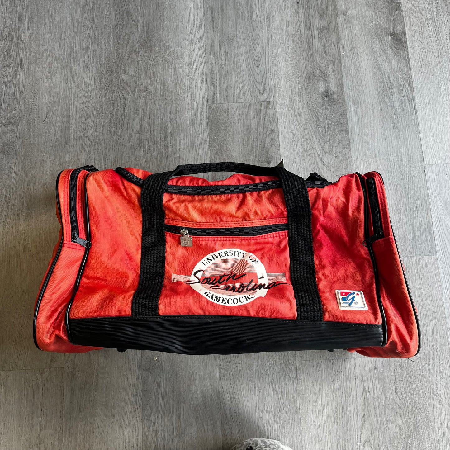 Vintage University of South Carolina Gamecocks Duffel Bag