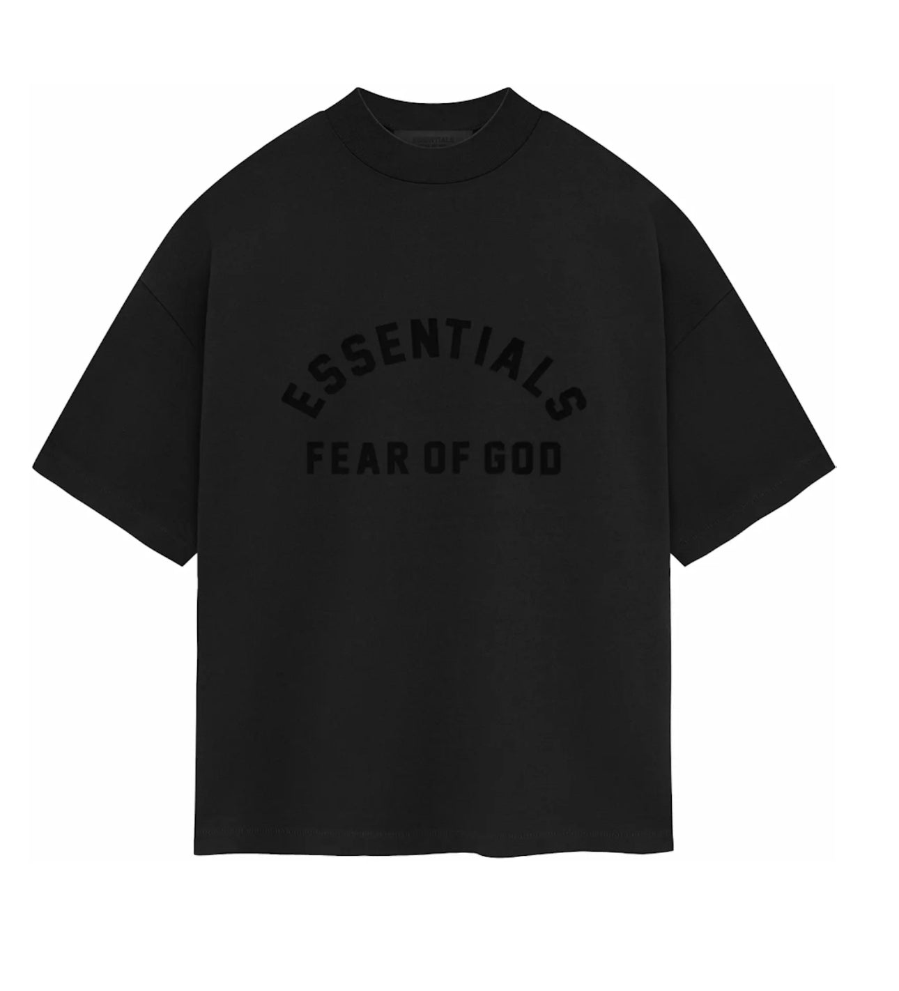 Fear Of God Essentials Jet Black Crewneck Tee