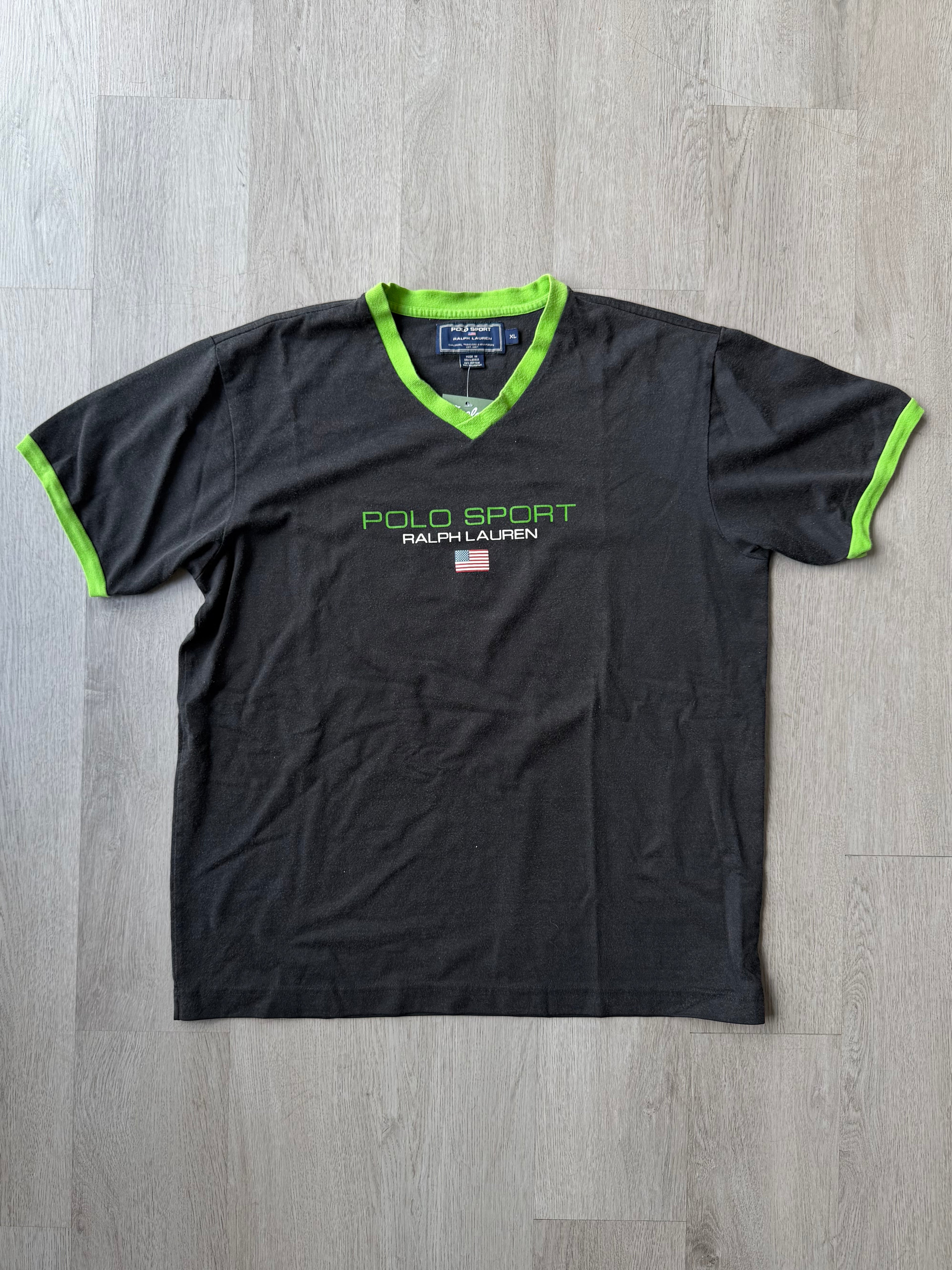 Vintage Polo Ralph Lauren Sport Ringer Tee