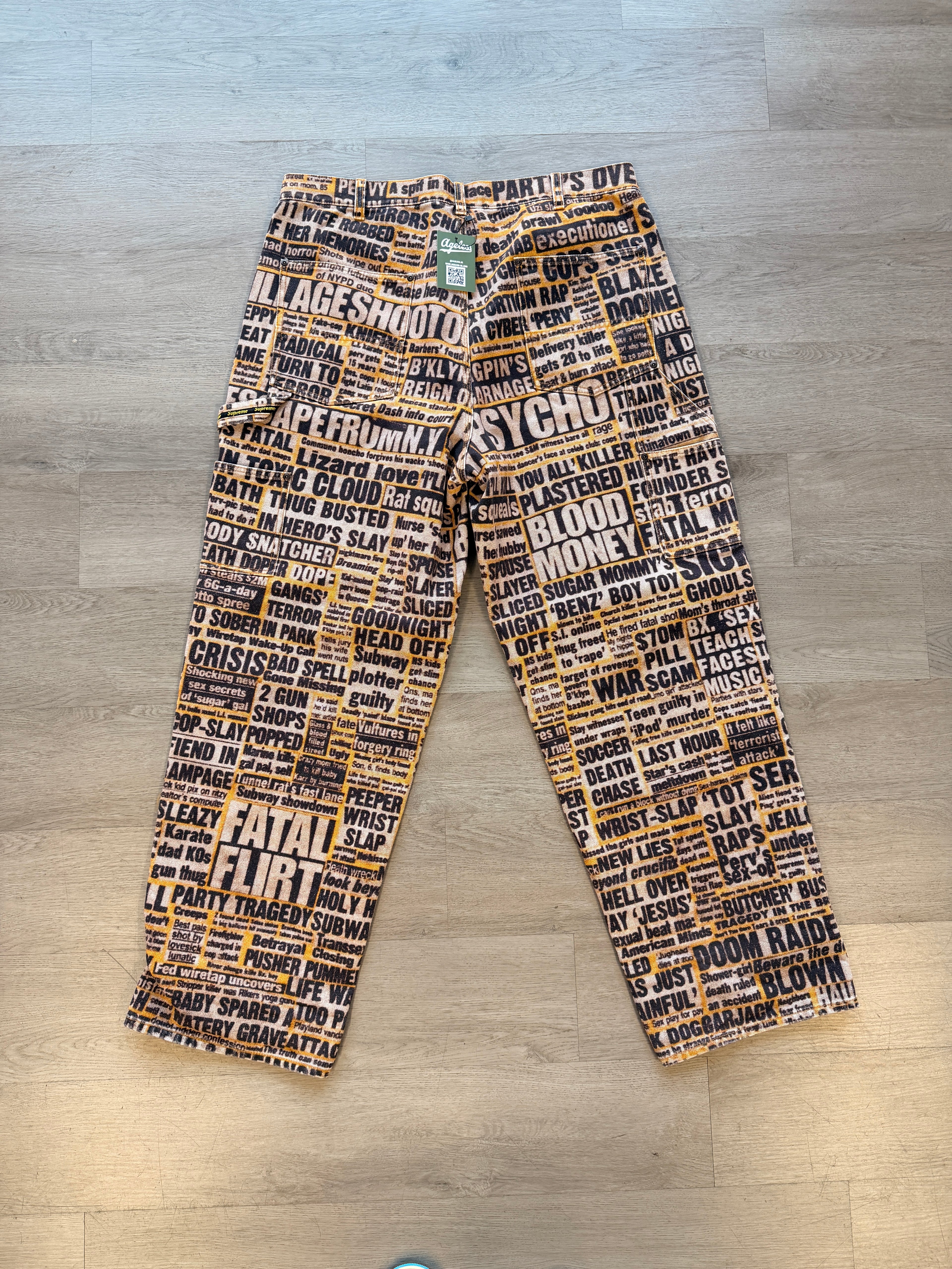 Brand New Supreme Dash Snow Double Knee