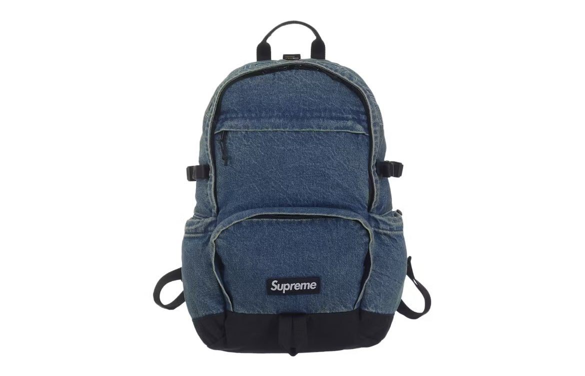 Supreme Denim Backpack Washed Indigo