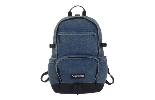 Supreme Denim Backpack Washed Indigo