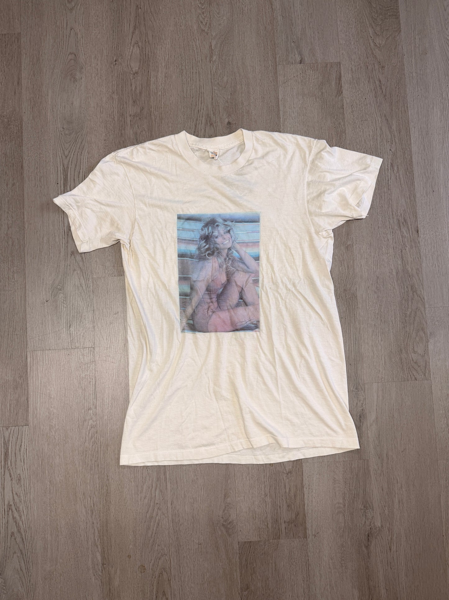 Vintage 1976 FARRAH FAUCET PROMO TEE