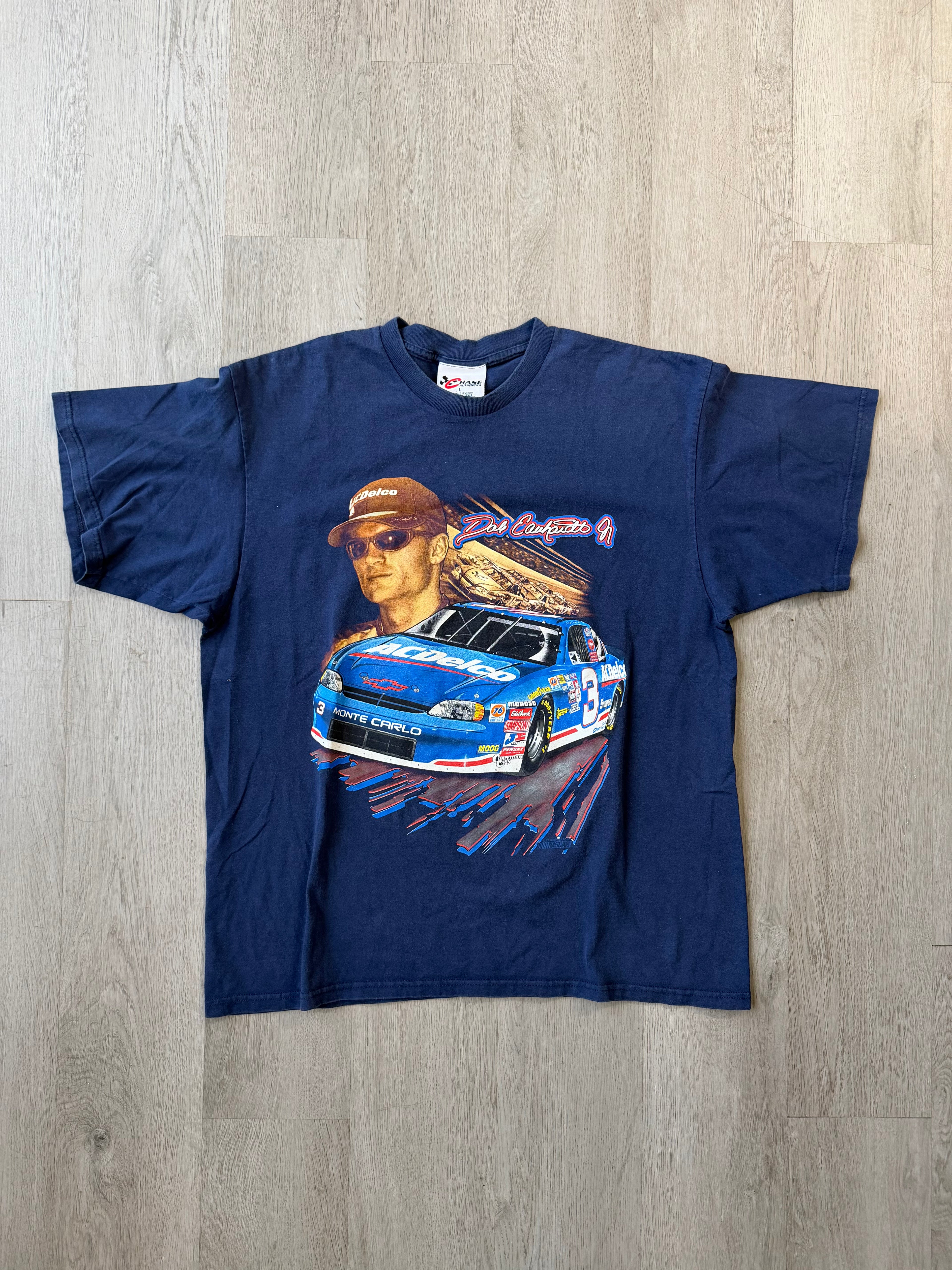 Vintage Dale Earnhardt Jr Nascar Navy Tee