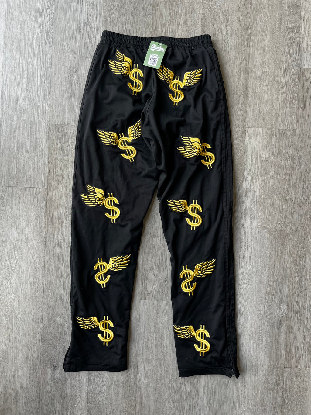 Adidas Originals Jeremy Scott Gold Wing Dollar Track Pants