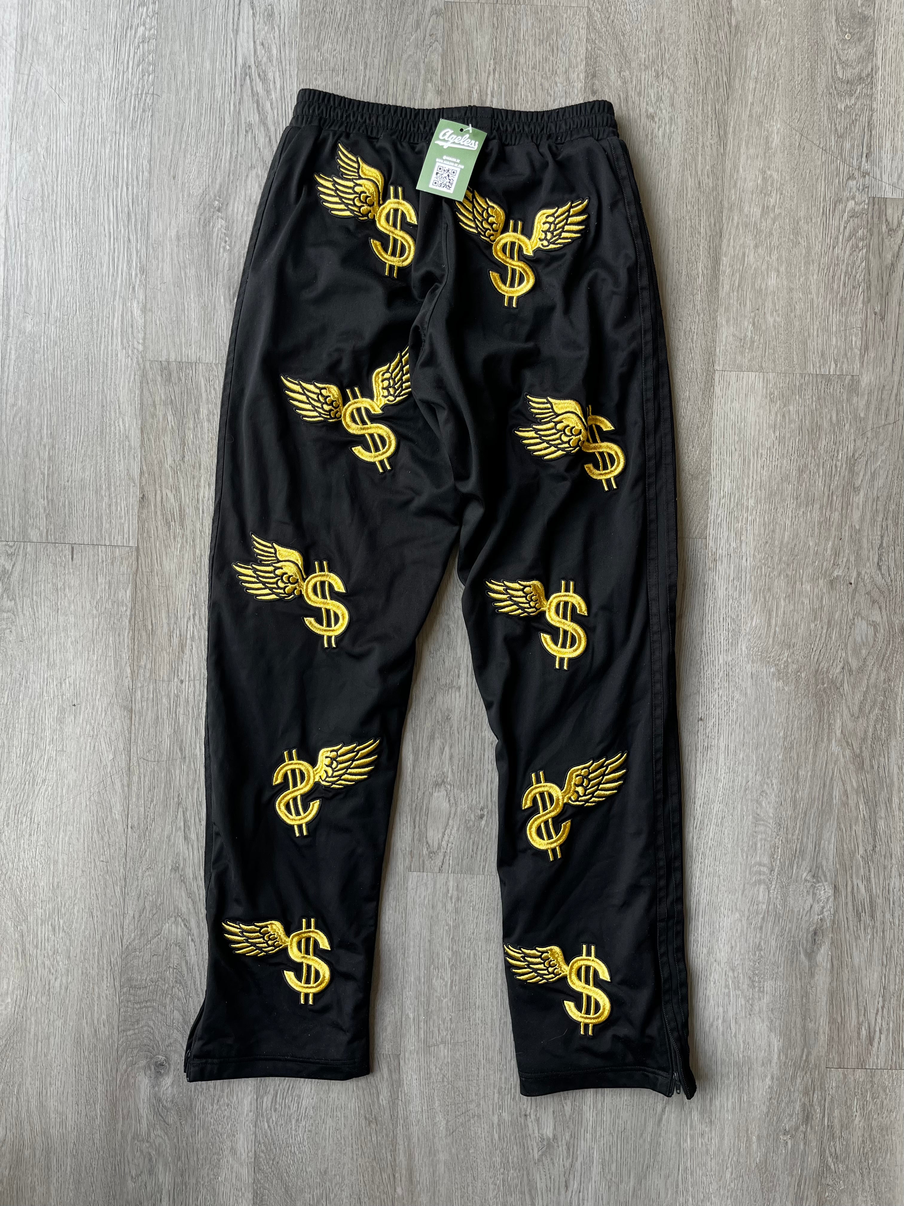 Adidas Originals Jeremy Scott Gold Wing Dollar Track Pants
