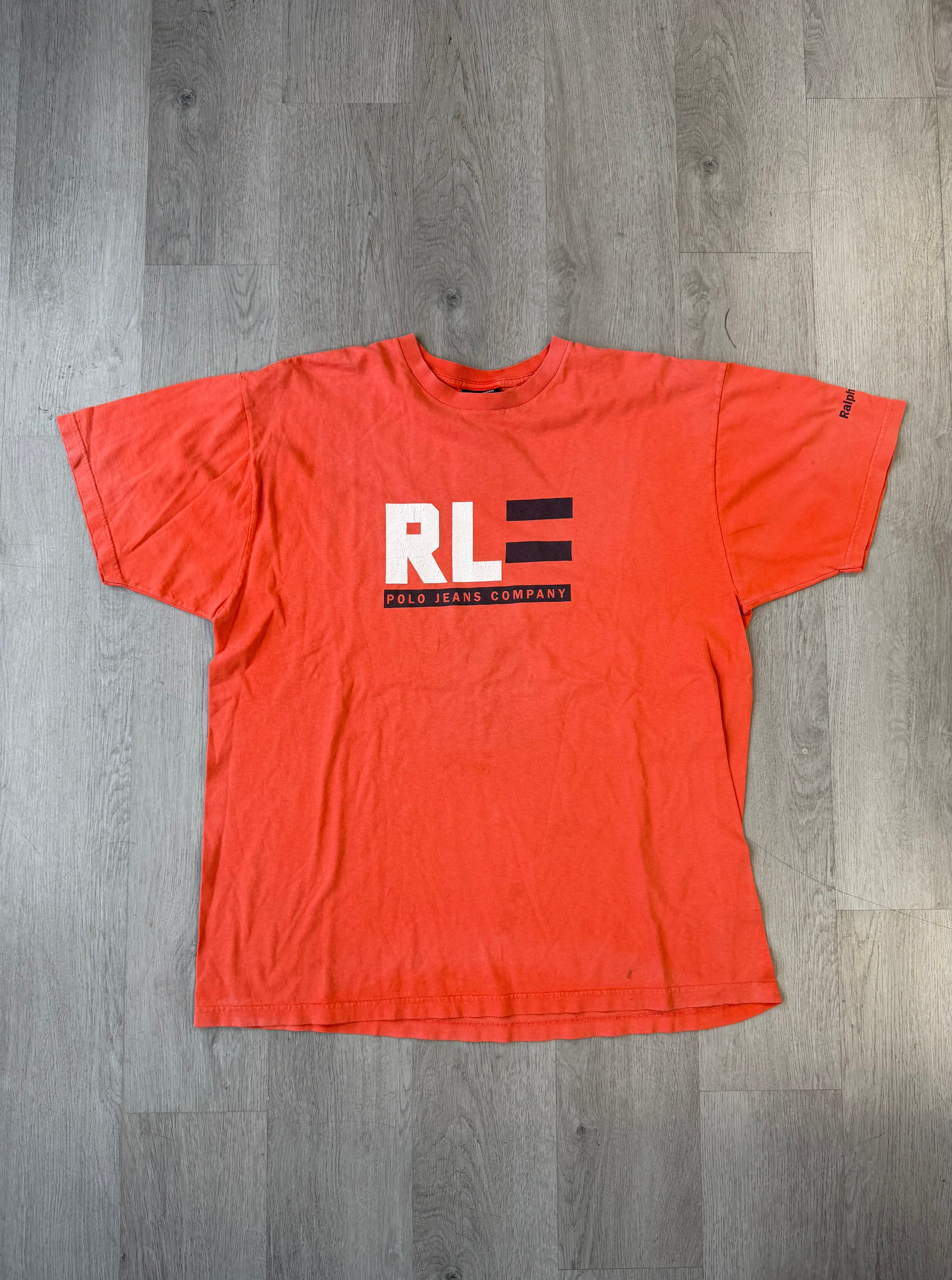 Vintage Ralph Lauren Polo Jeans Orange Tee