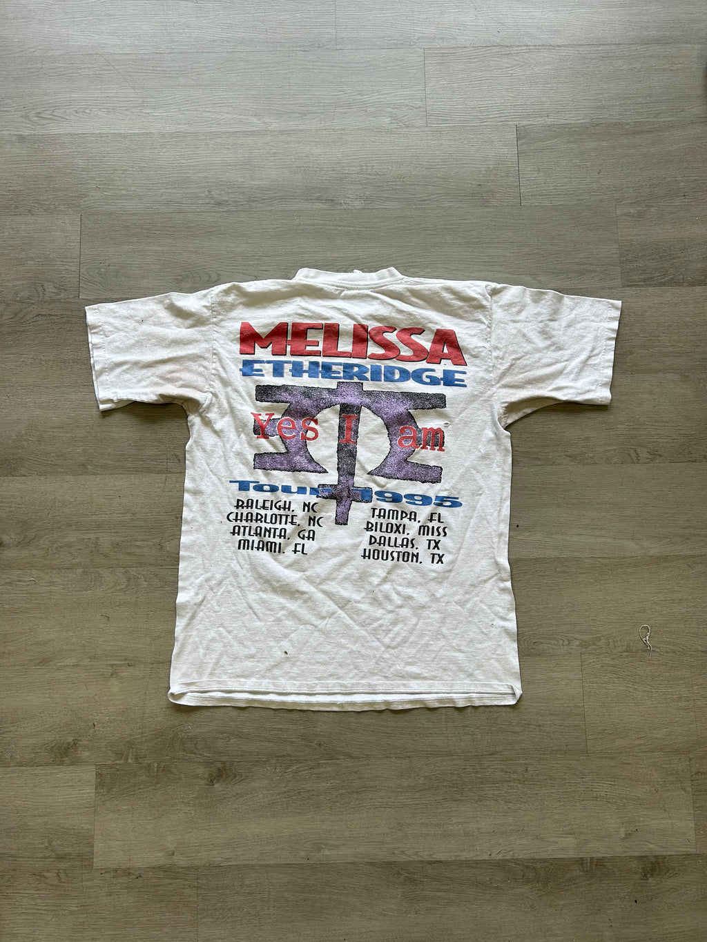 Vintage Melissa Etheridge Yes I Am Tour Tee