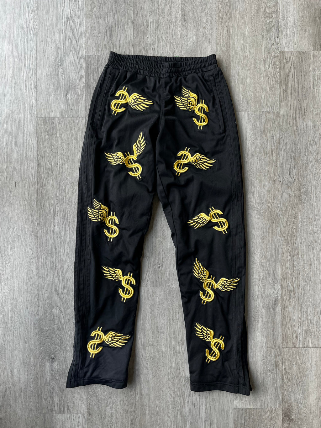 Adidas Originals Jeremy Scott Gold Wing Dollar Track Pants