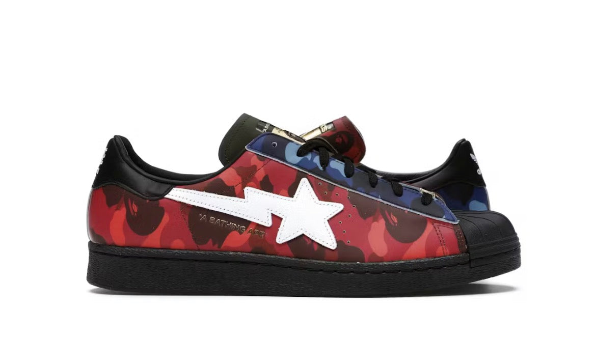 Adidas Superstar 80s Bape Multi Camo