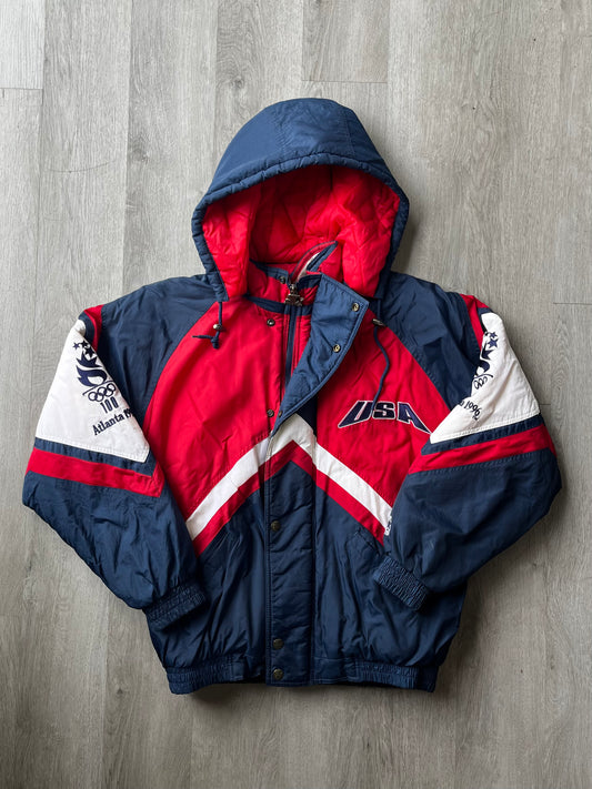 Vintage 1996 Atlanta Olympics Team USA Starter puffer jacket