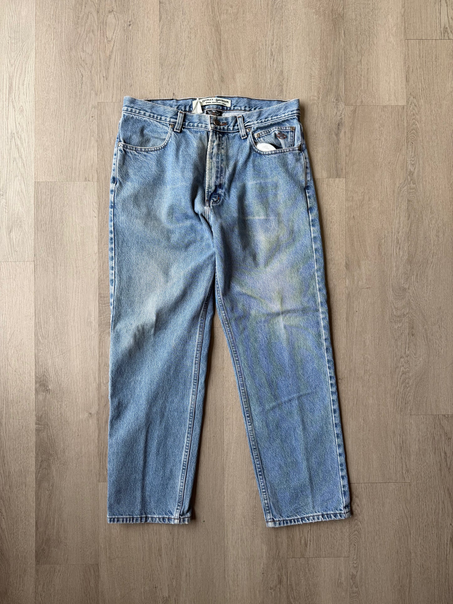 Harley Davidson Blue Jeans