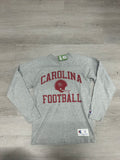 Vintage Gray University of South Carolina Football Long Sleeve Tee